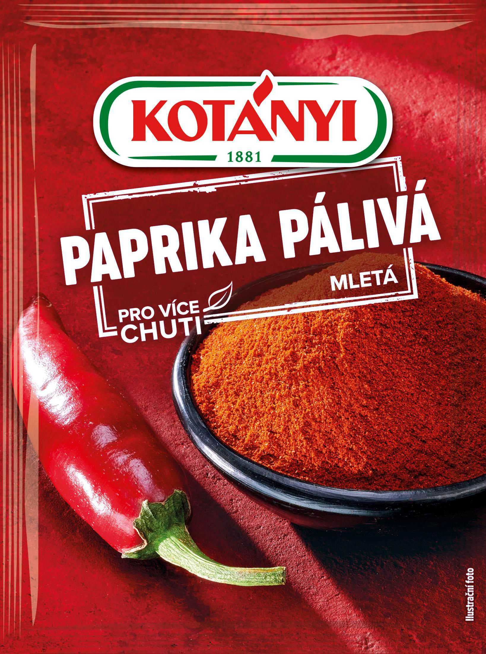 Kotányi Paprika pálivá mletá 25 g