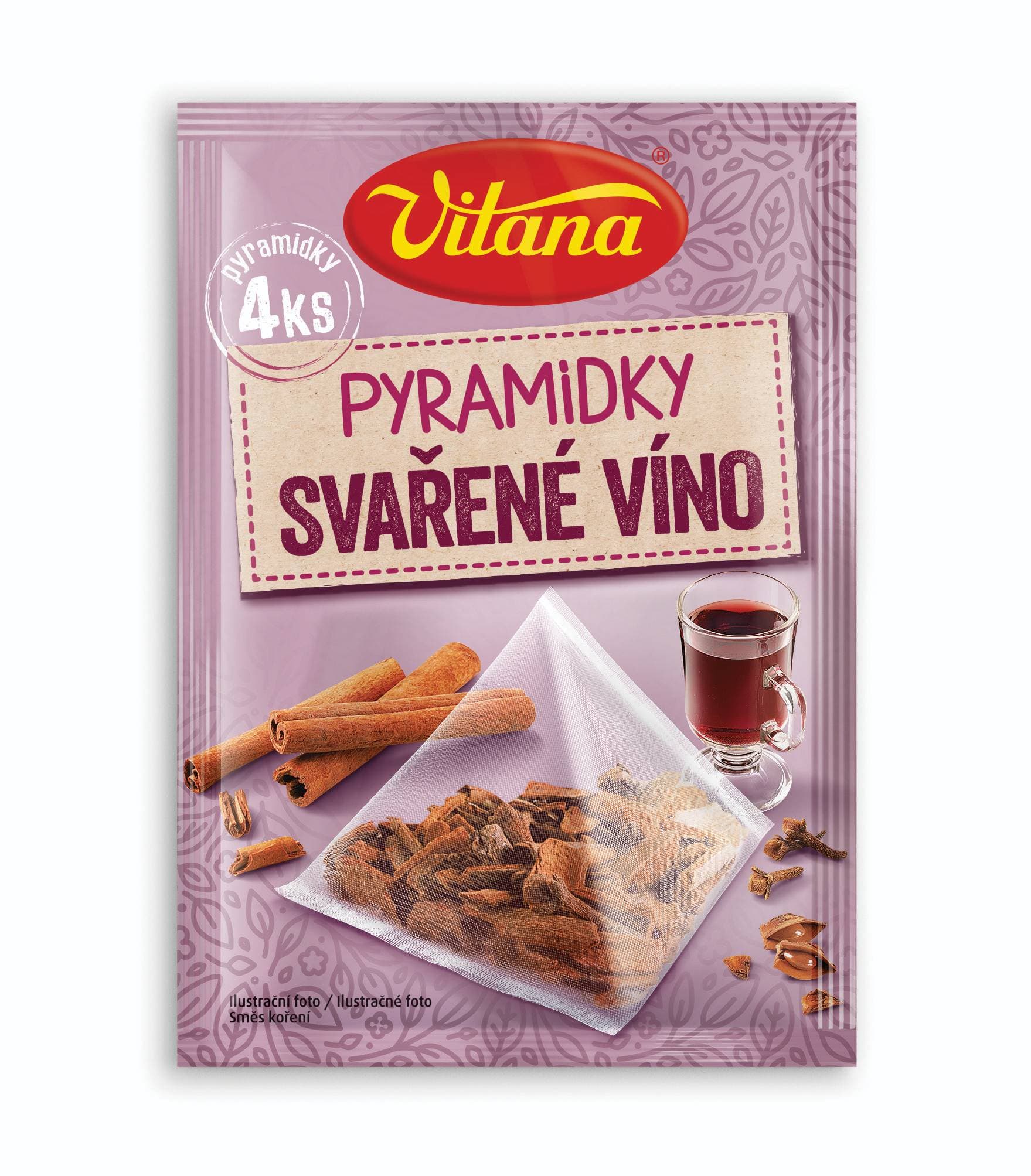 Vitana Pyramidky svařené víno 4 x 5g