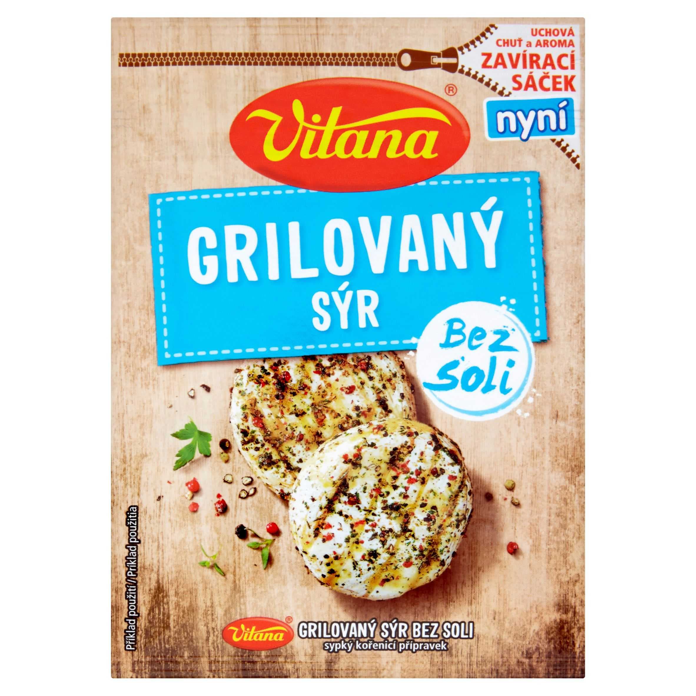 Vitana Grilovaný sýr bez soli 18 g