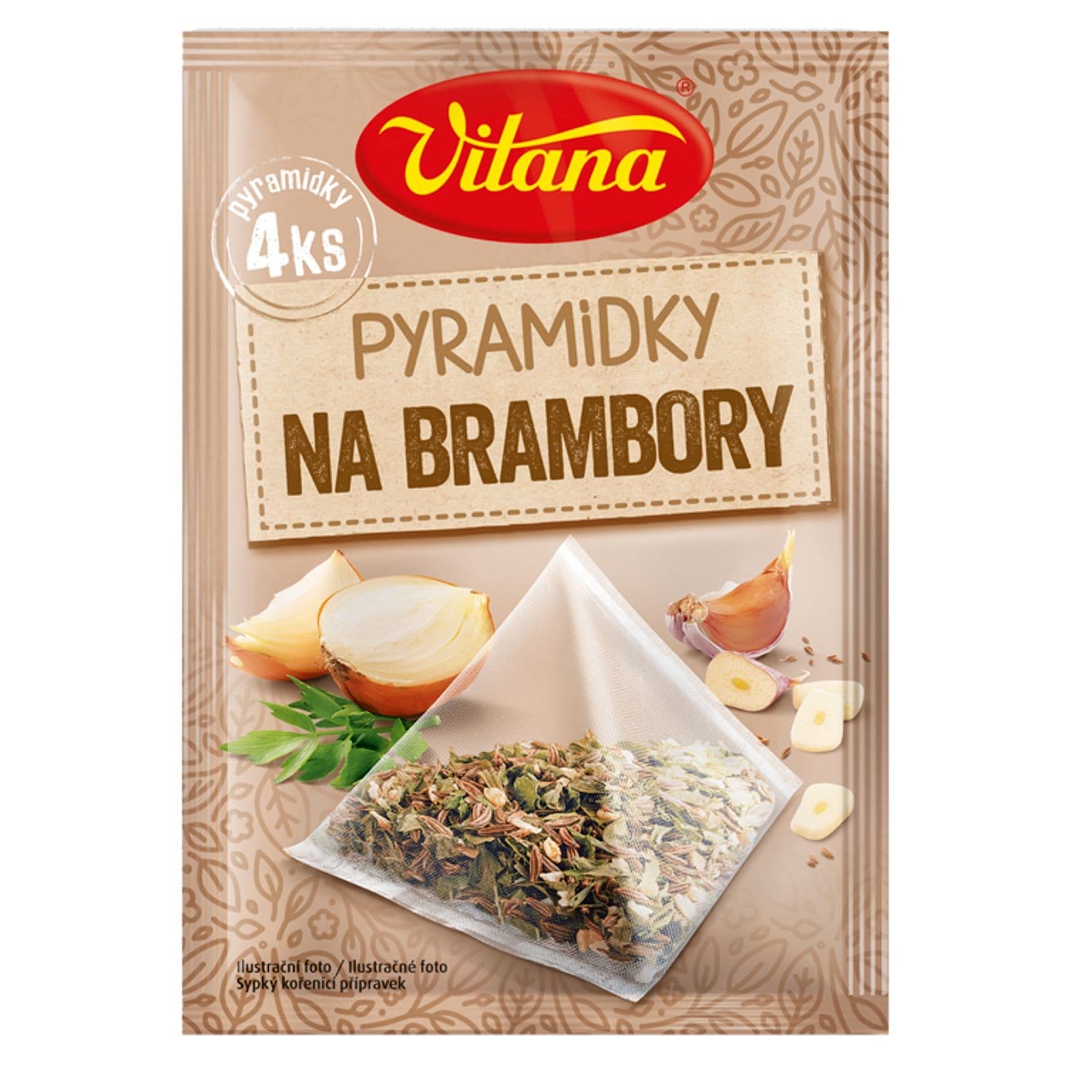 Vitana Brambory pyramidky koření 4 x 5g