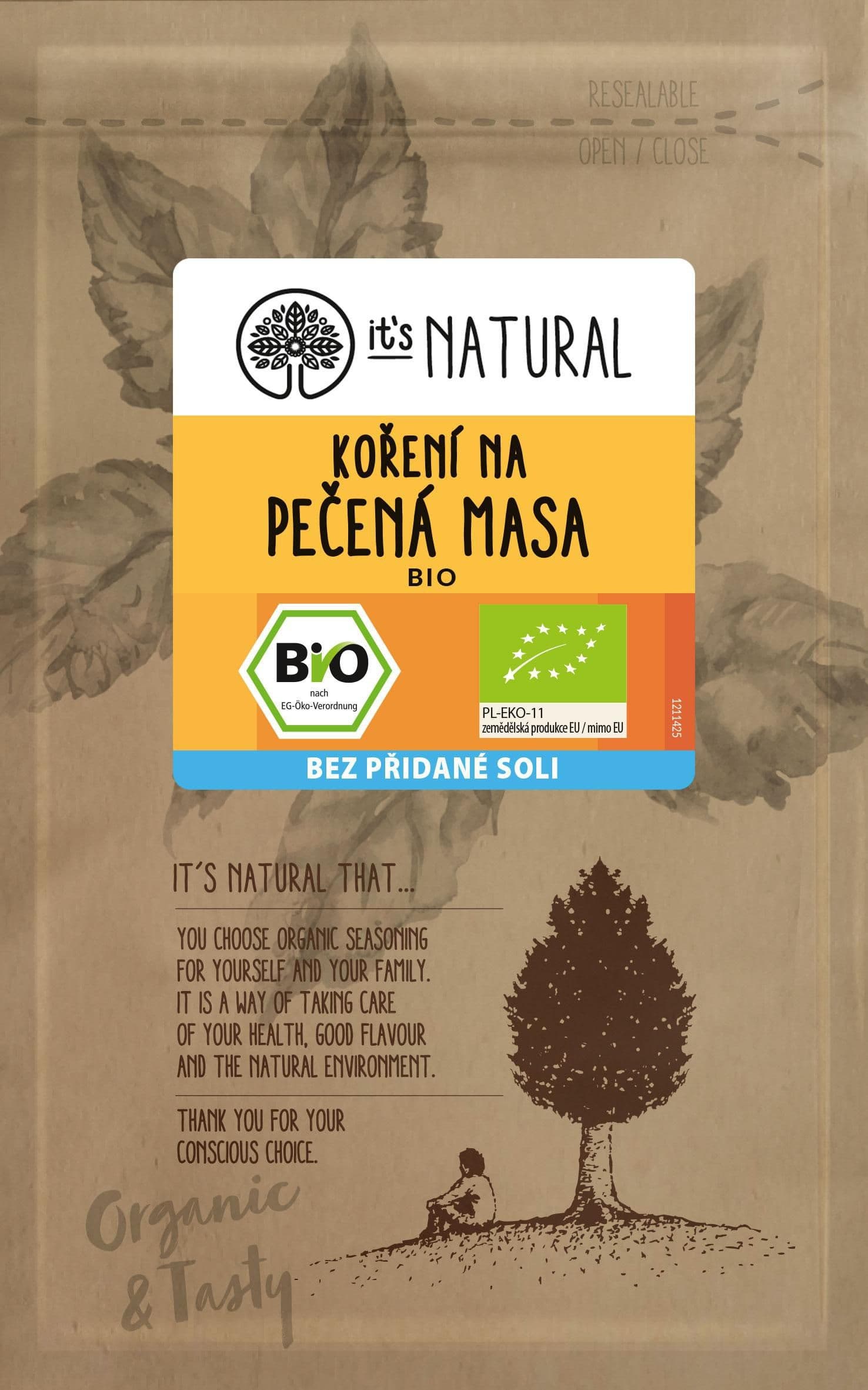 It's Natural BIO Koření na pečená masa 20g