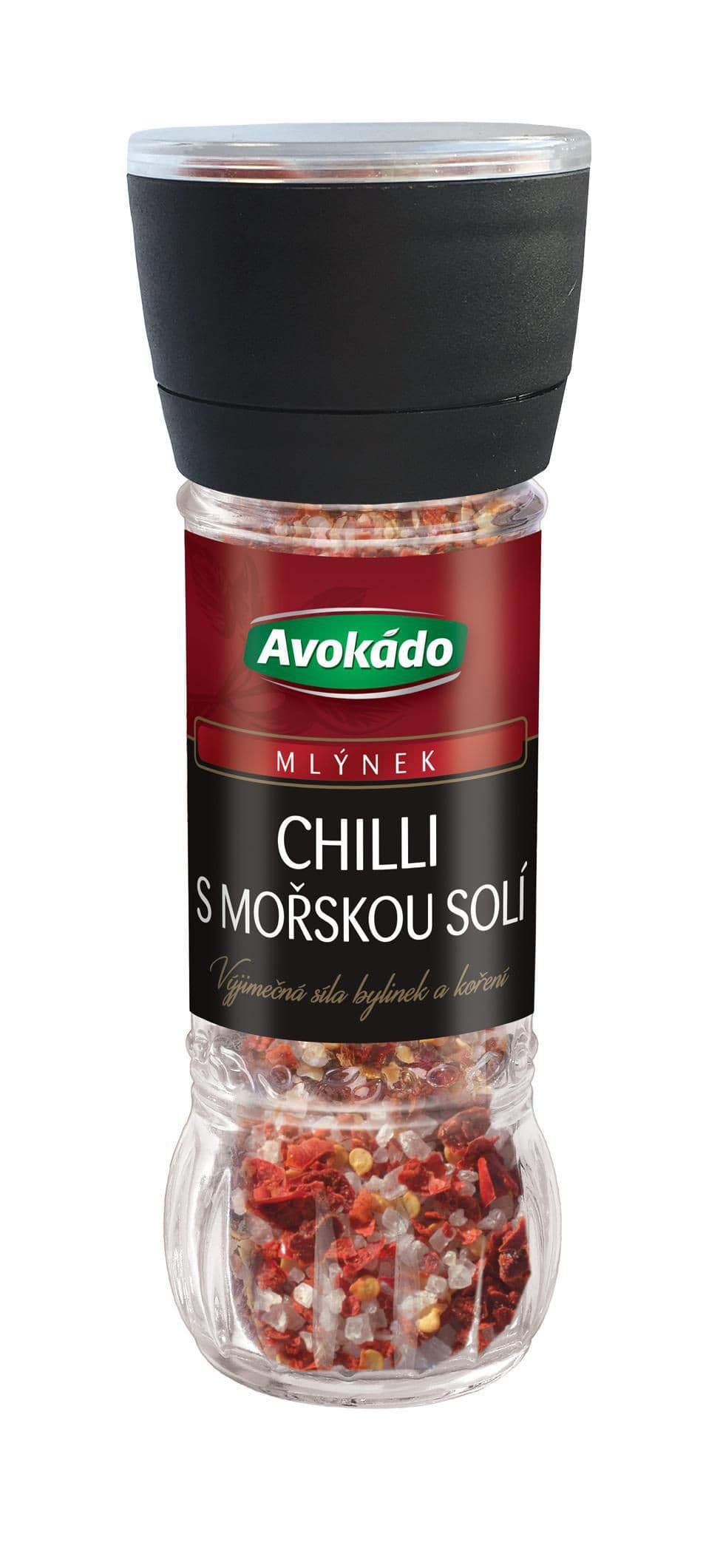 Avokádo Chilli s mořskou solí mlýnek 60 g