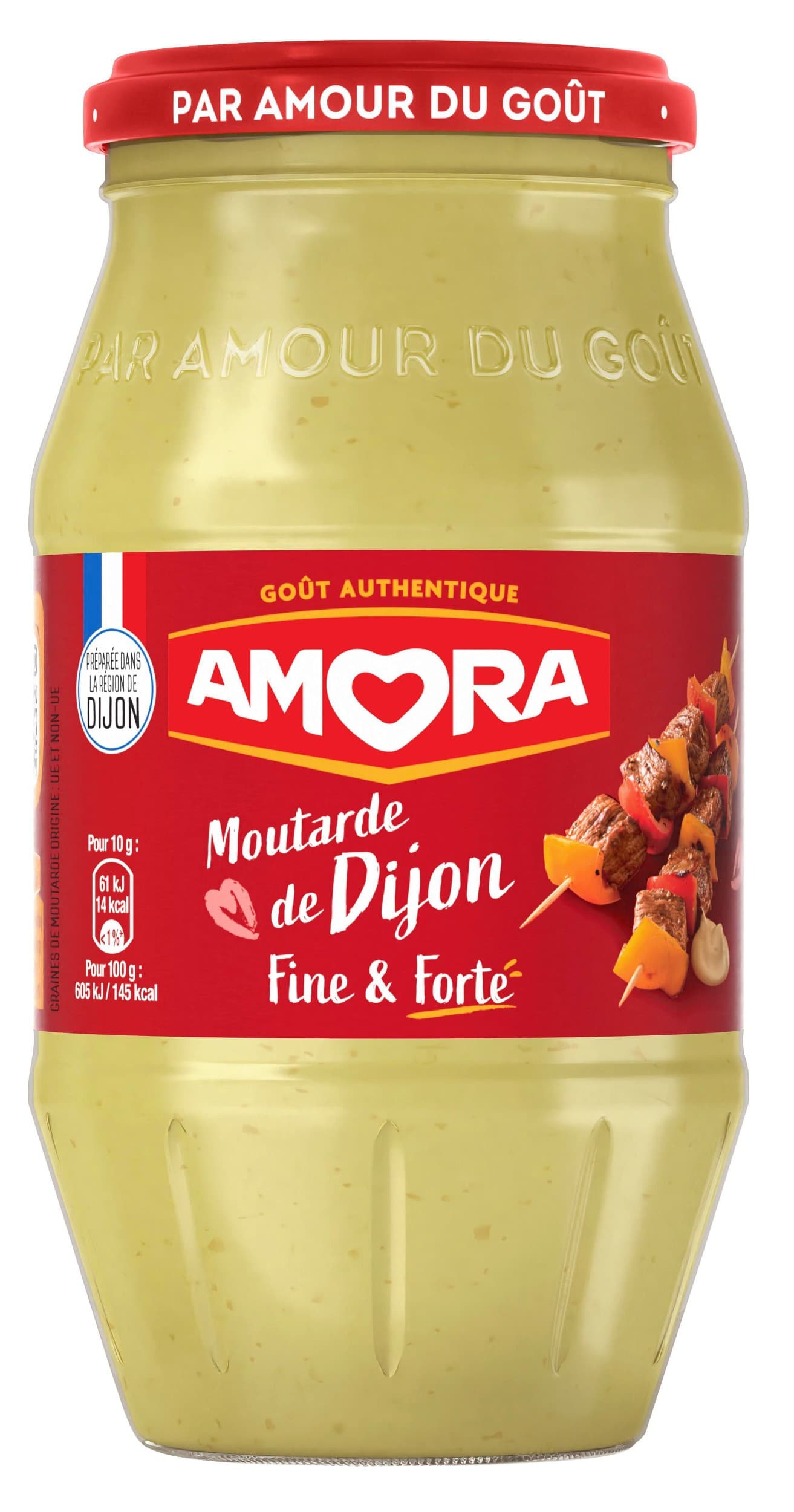 Amora Dijonská hořčice ostrá 430g