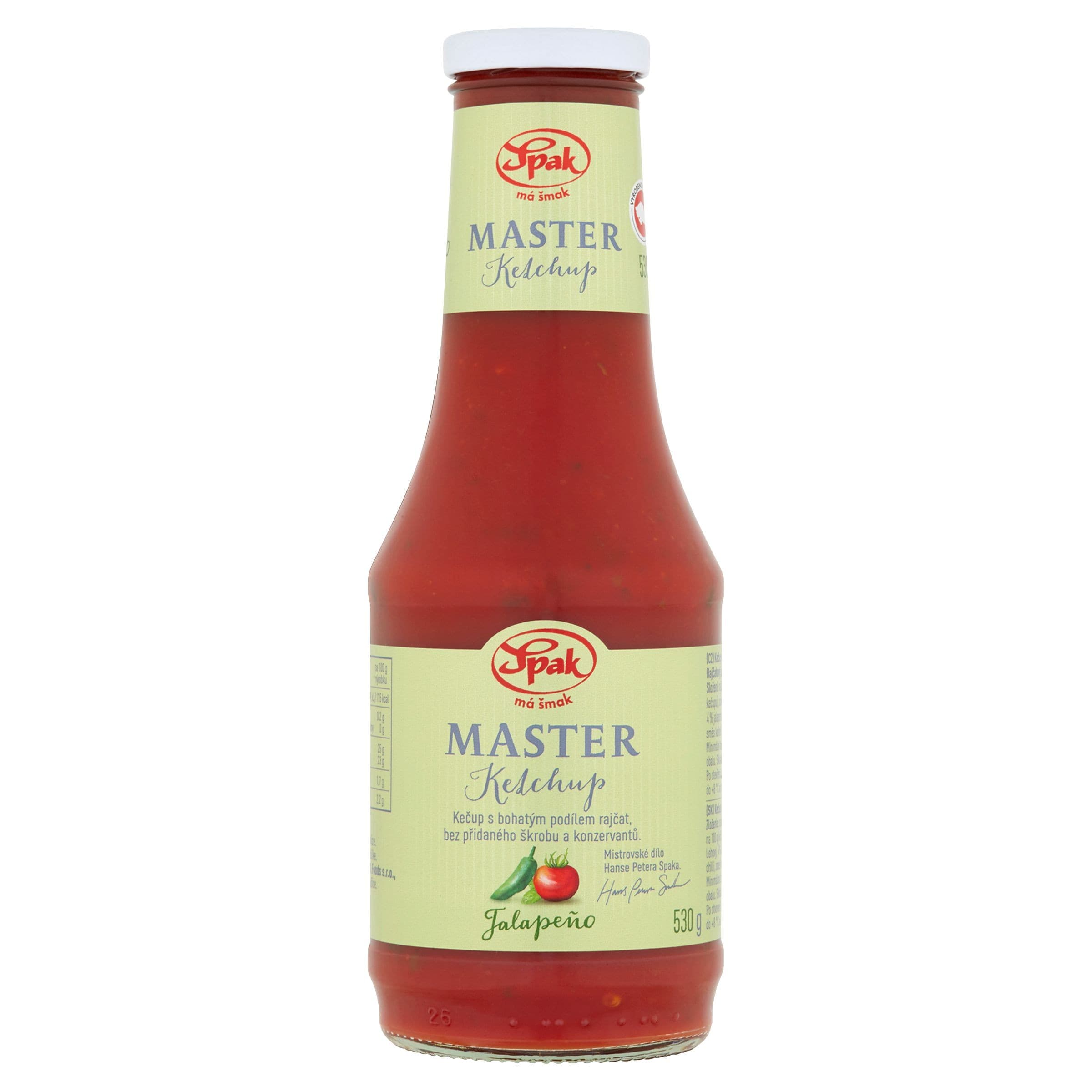 Spak Master Ketchup jalapeňo 530g