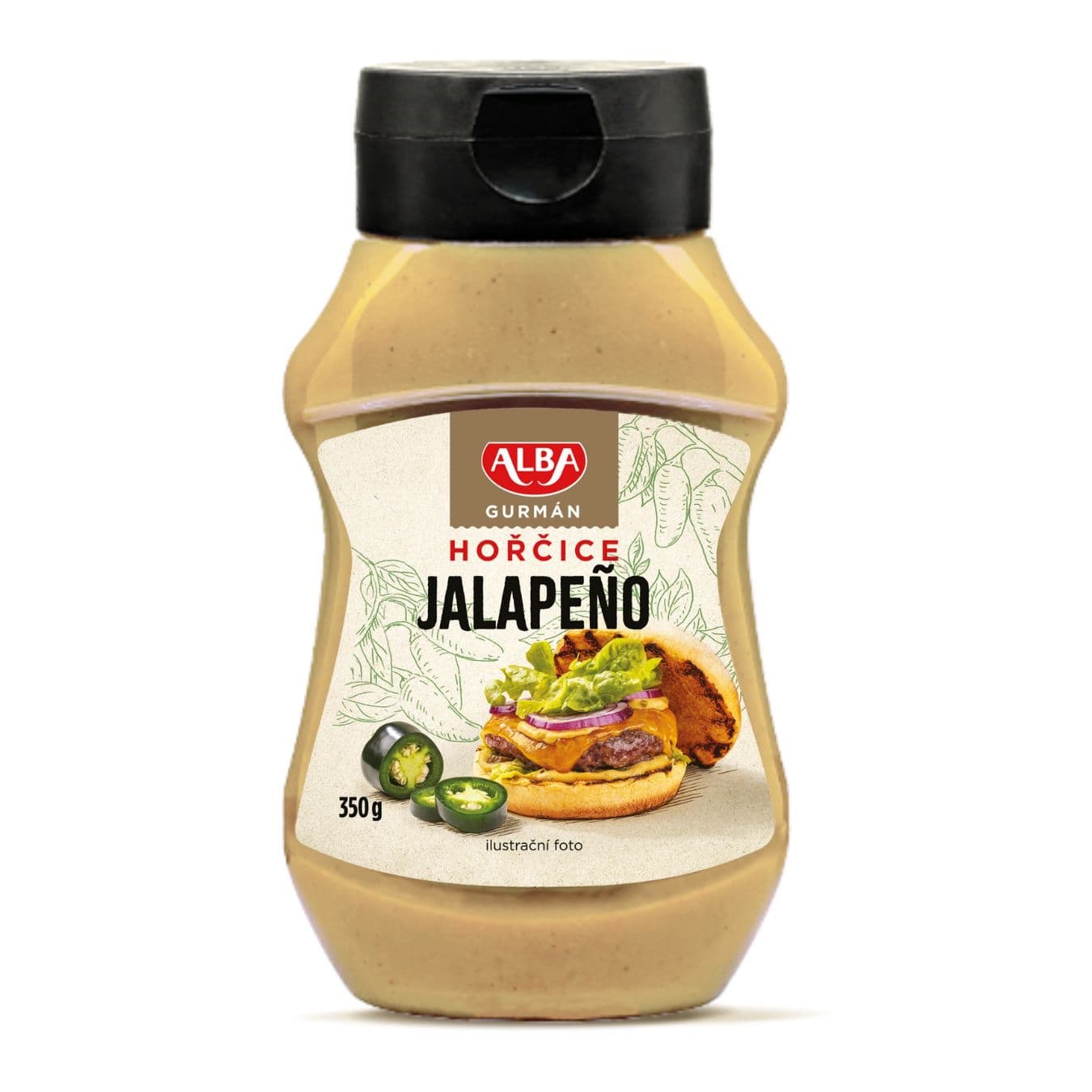 Alba Gurmán hořčice jalapeňo 350g