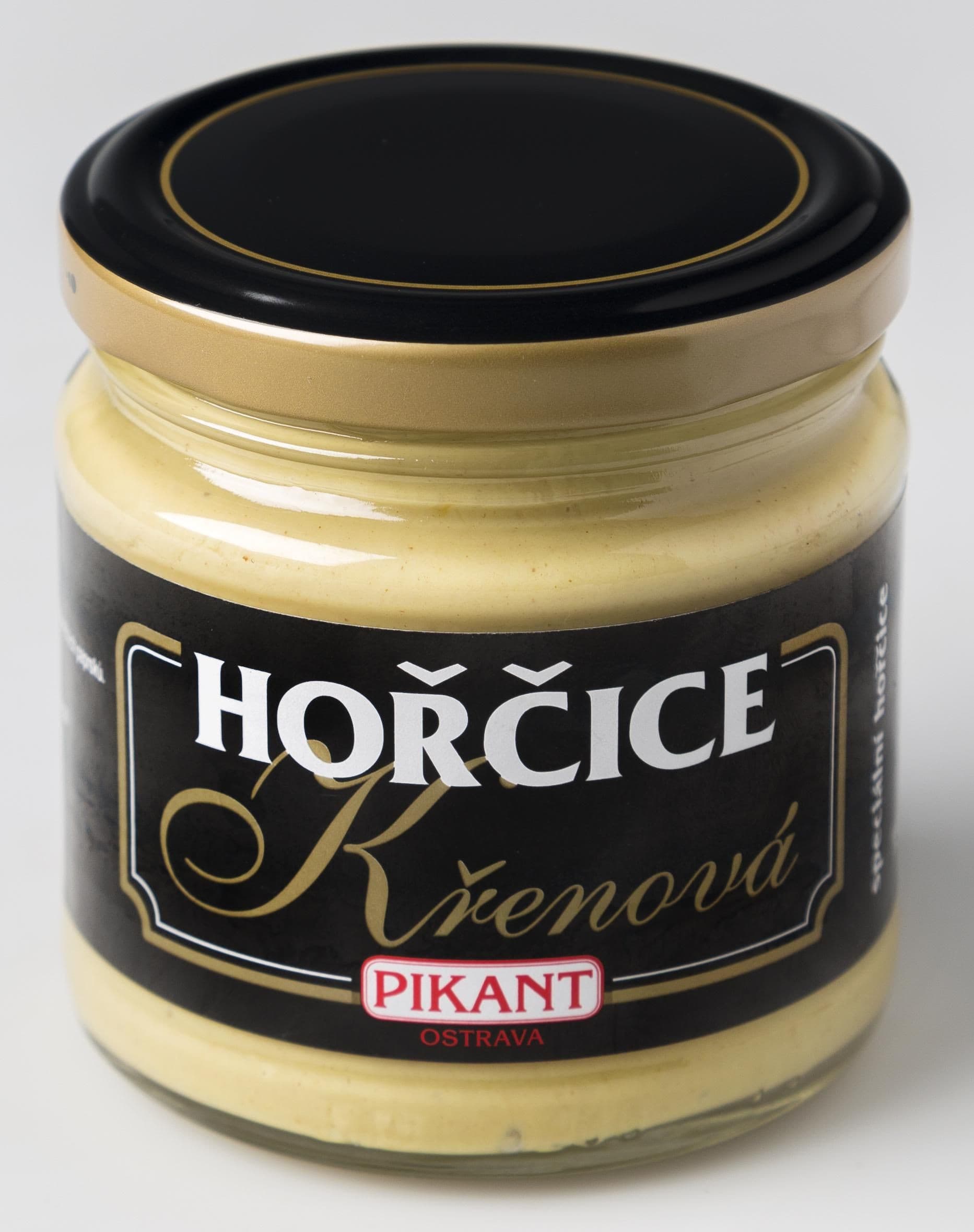 Pikant Ostrava, Hořčice křenová, 190g