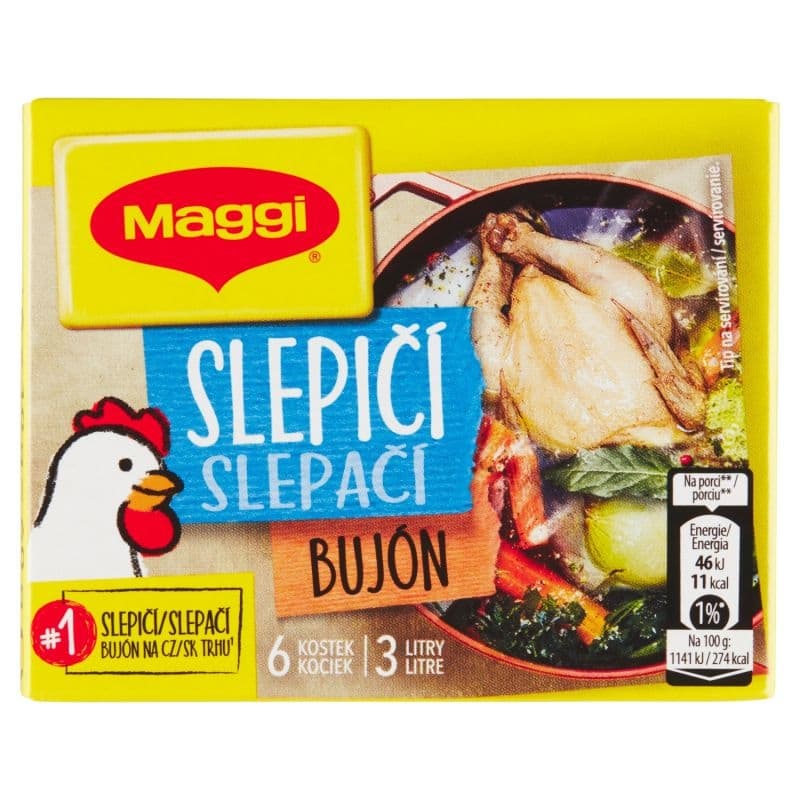 Maggi Slepičí bujón v kostce 3l 60 g