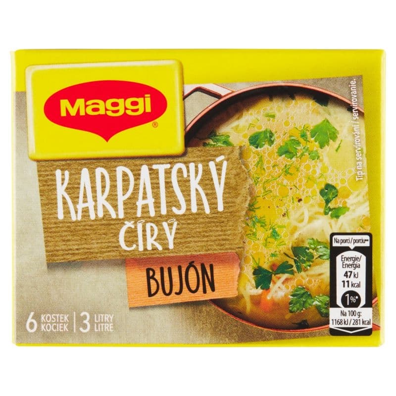 Maggi Karpatský čirý bujón v kostce 3l 60 g