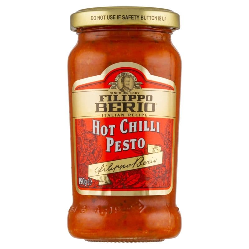 Filippo Berio Pikantní pesto s čili papričkou 190g