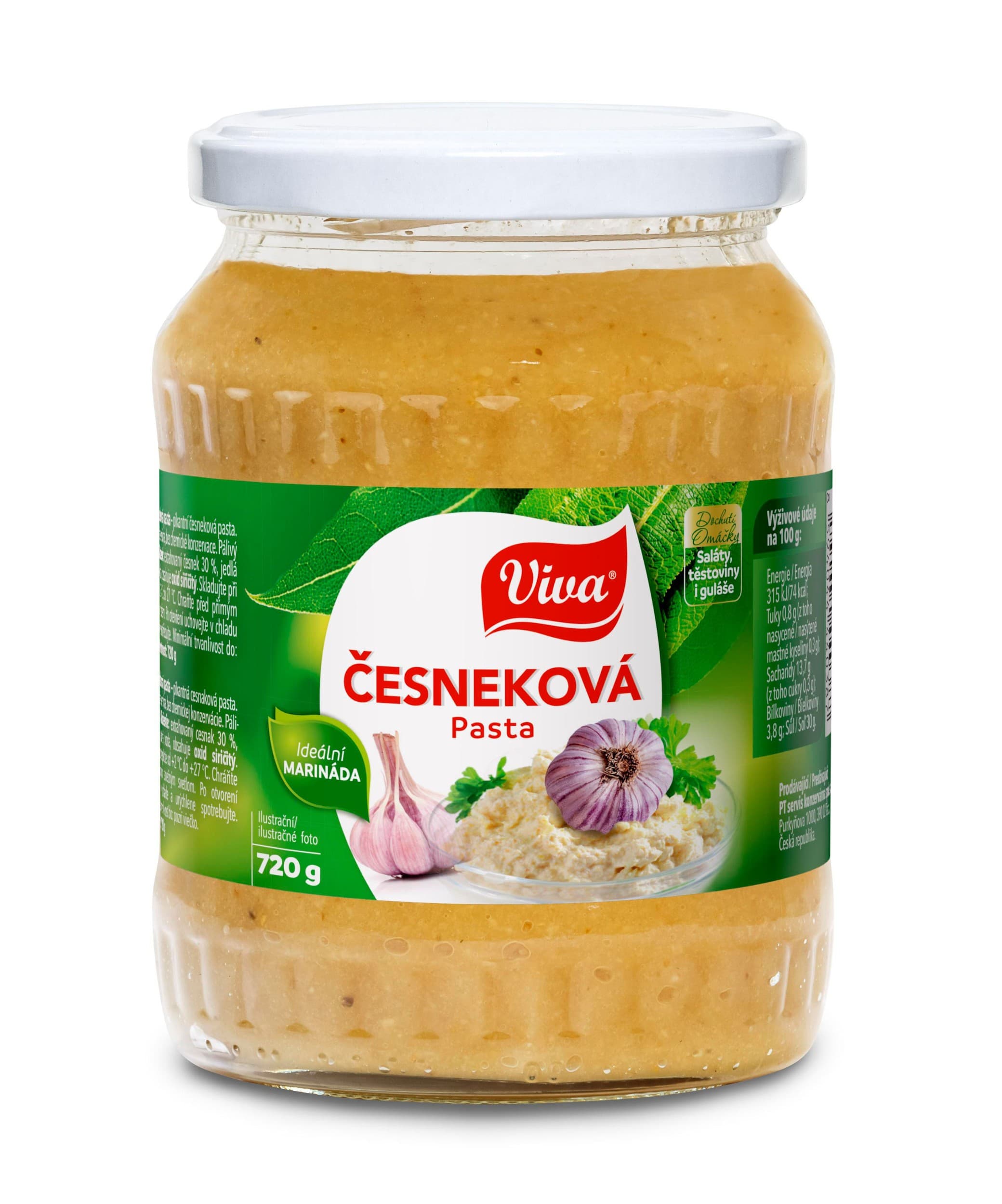 Viva Česneková pasta 30% 720 ml
