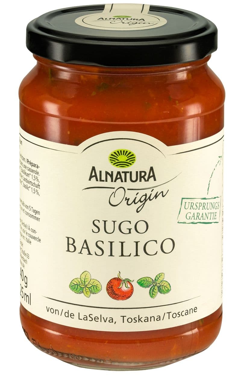 Alnatura BIO Sugo bazalkové 340 g