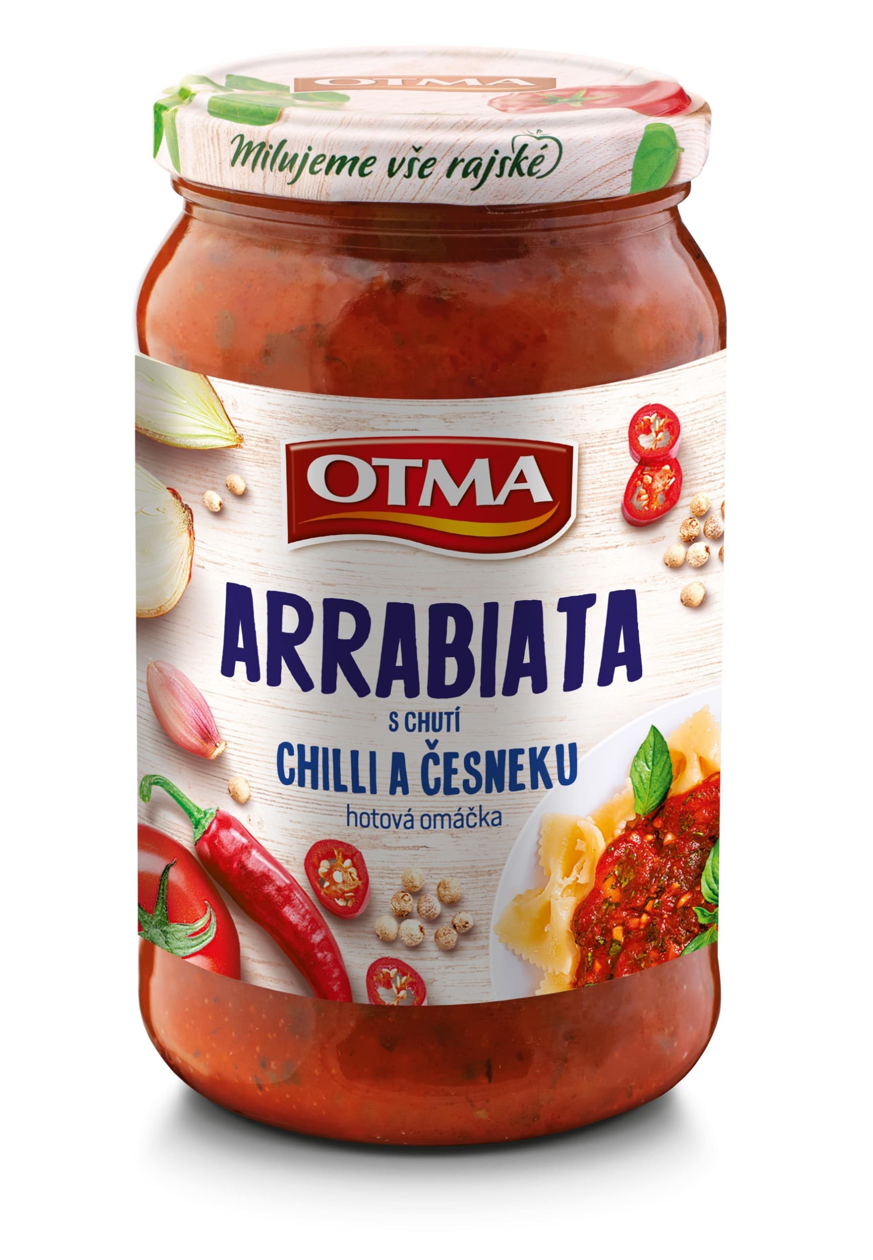 Otma Arrabiatta omáčka s chutí chilli a česneku 350 g