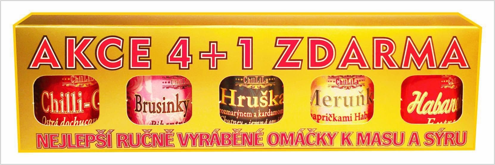 Zlatý box 4+1 zdarma  5 x 60 ml