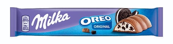 Milka Oreo tyčinka s kousky sušenek v mléčné čokoládě 37g