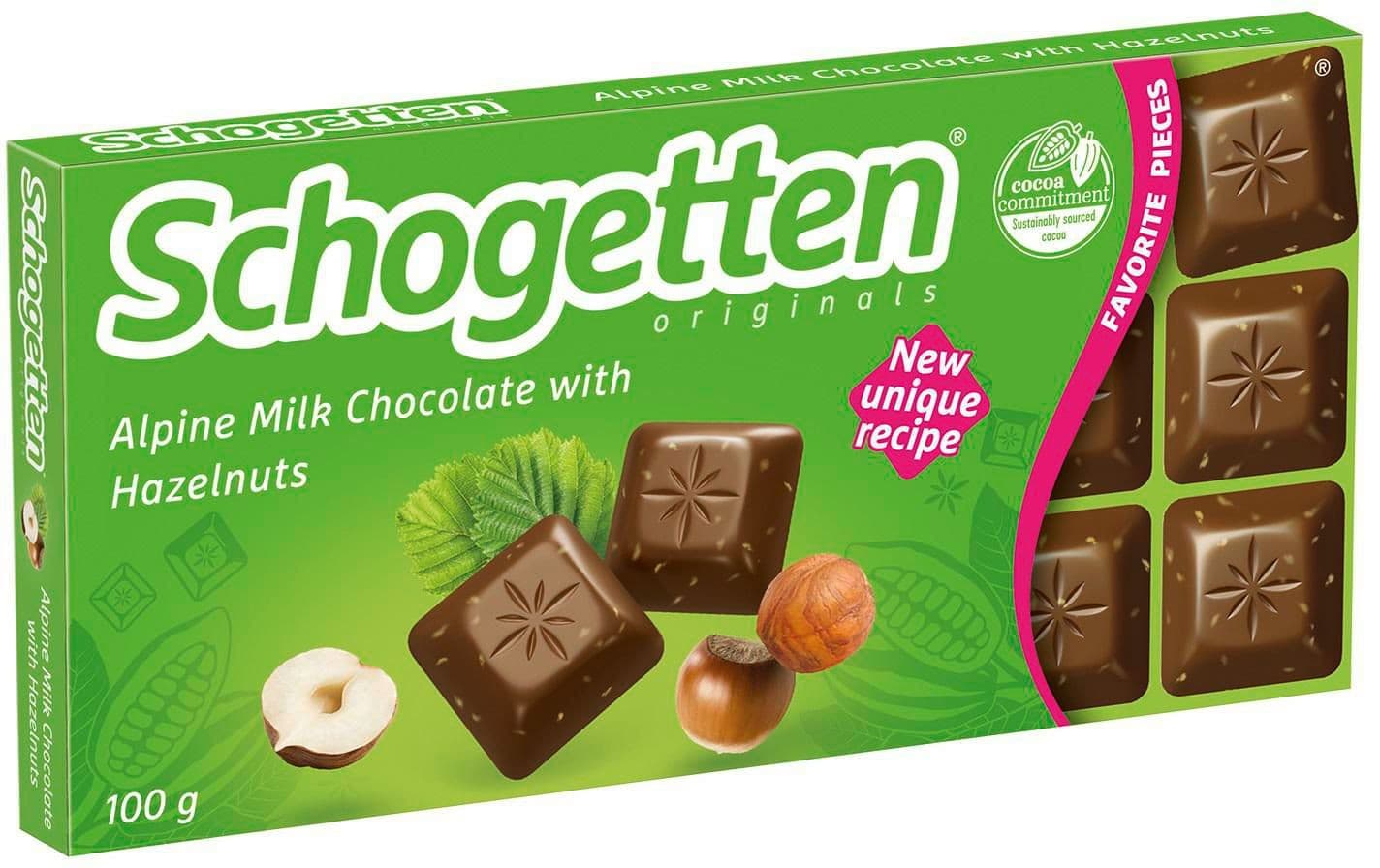 Schogetten Mléčná čokoláda oříšková 100 g
