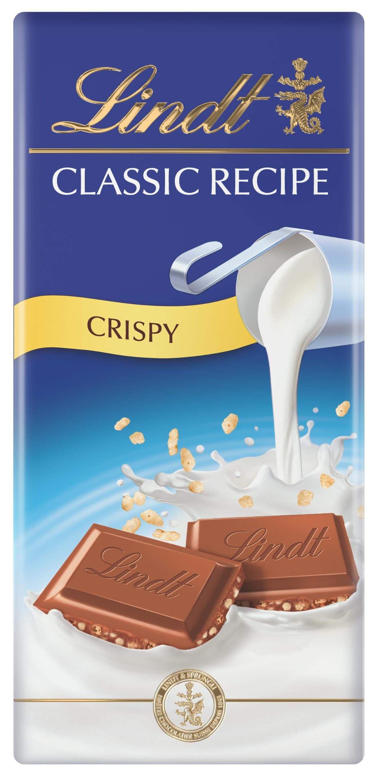 Lindt Classic mléčná s křupinkami 100g