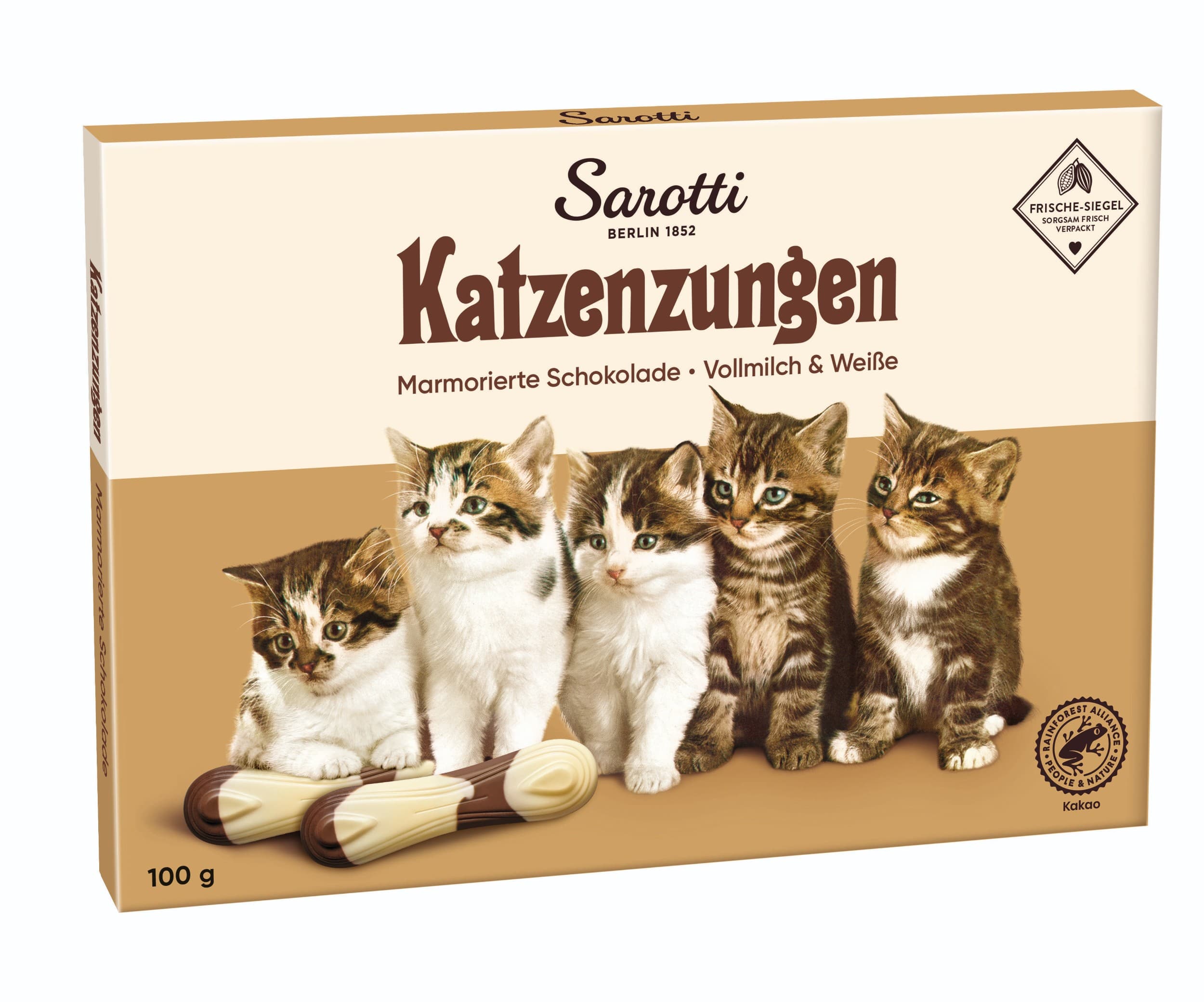 Sarotti Kočičí jazýčky bílomléčné 100g