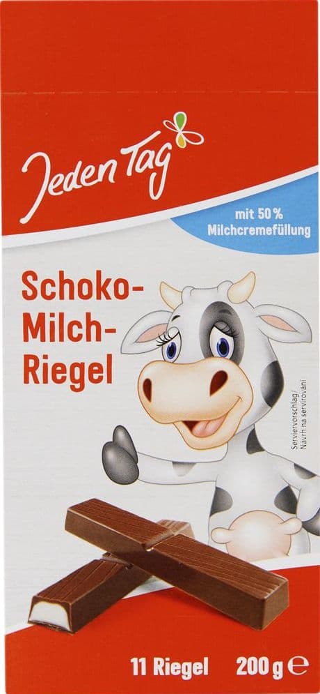 Jeden Tag Tyčinky z mléčné čokolády 200g