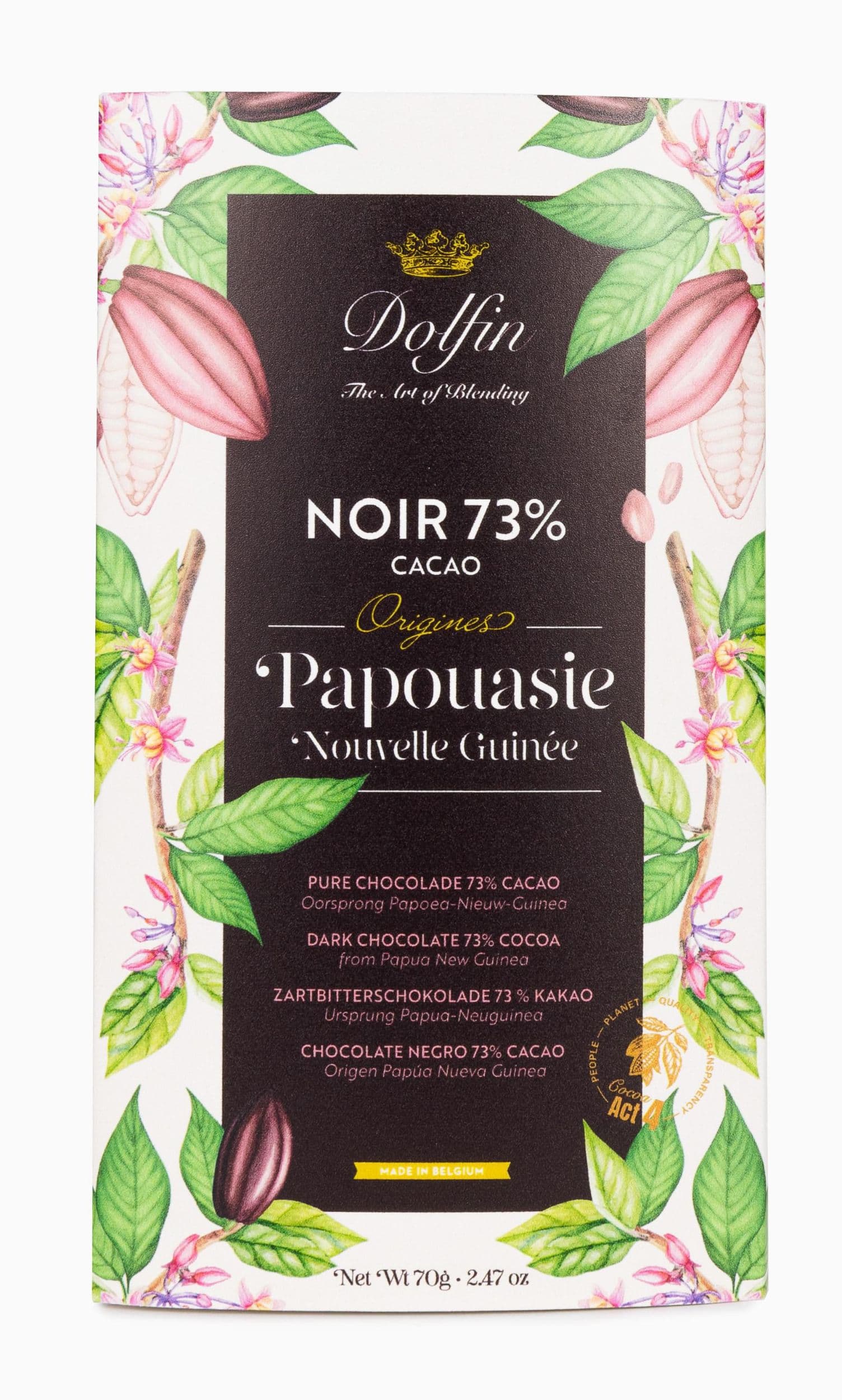Papua New Guinea 70 % hořká čokoláda 70g