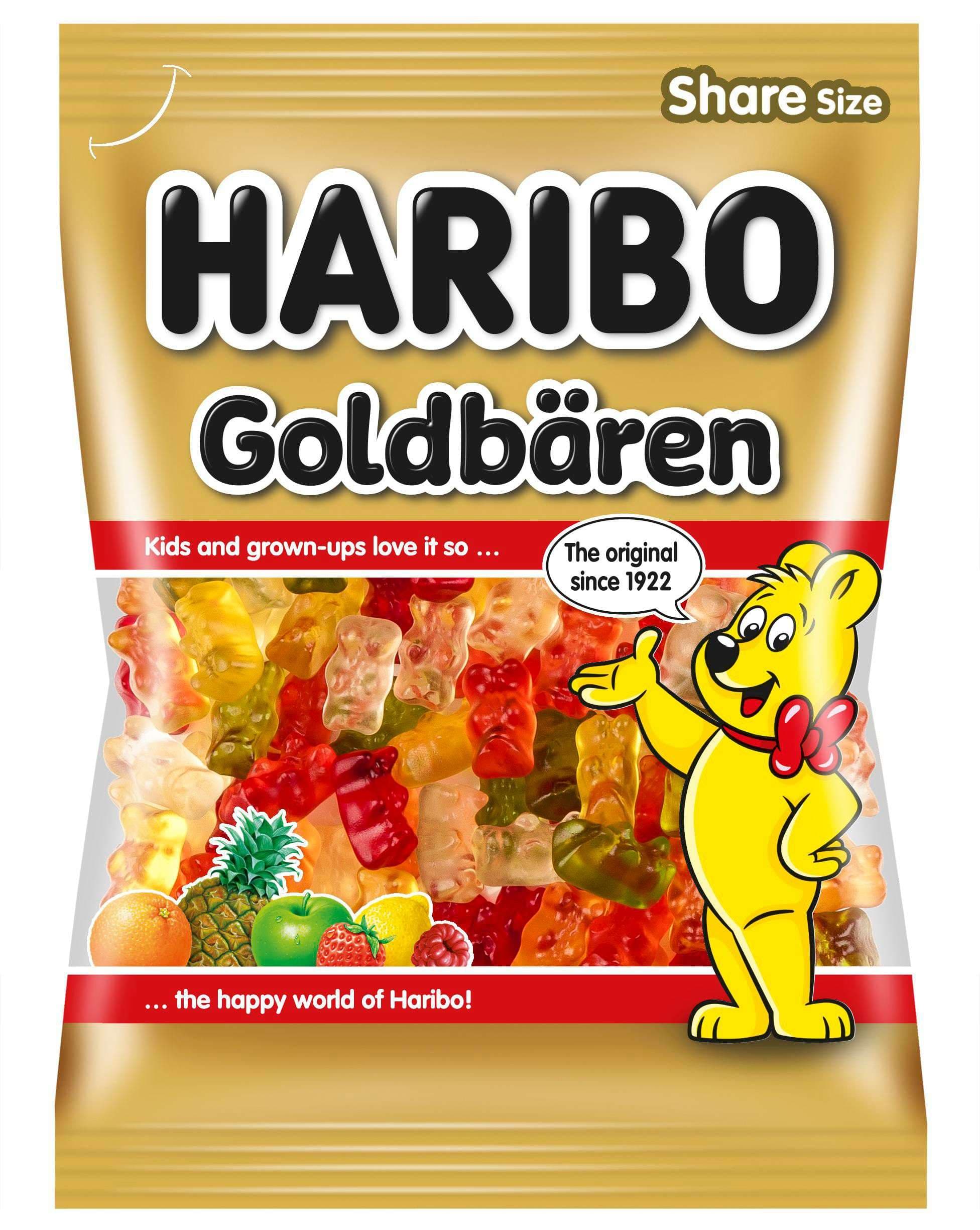 Haribo Goldbären želé s ovocnými příchutěmi 200 g