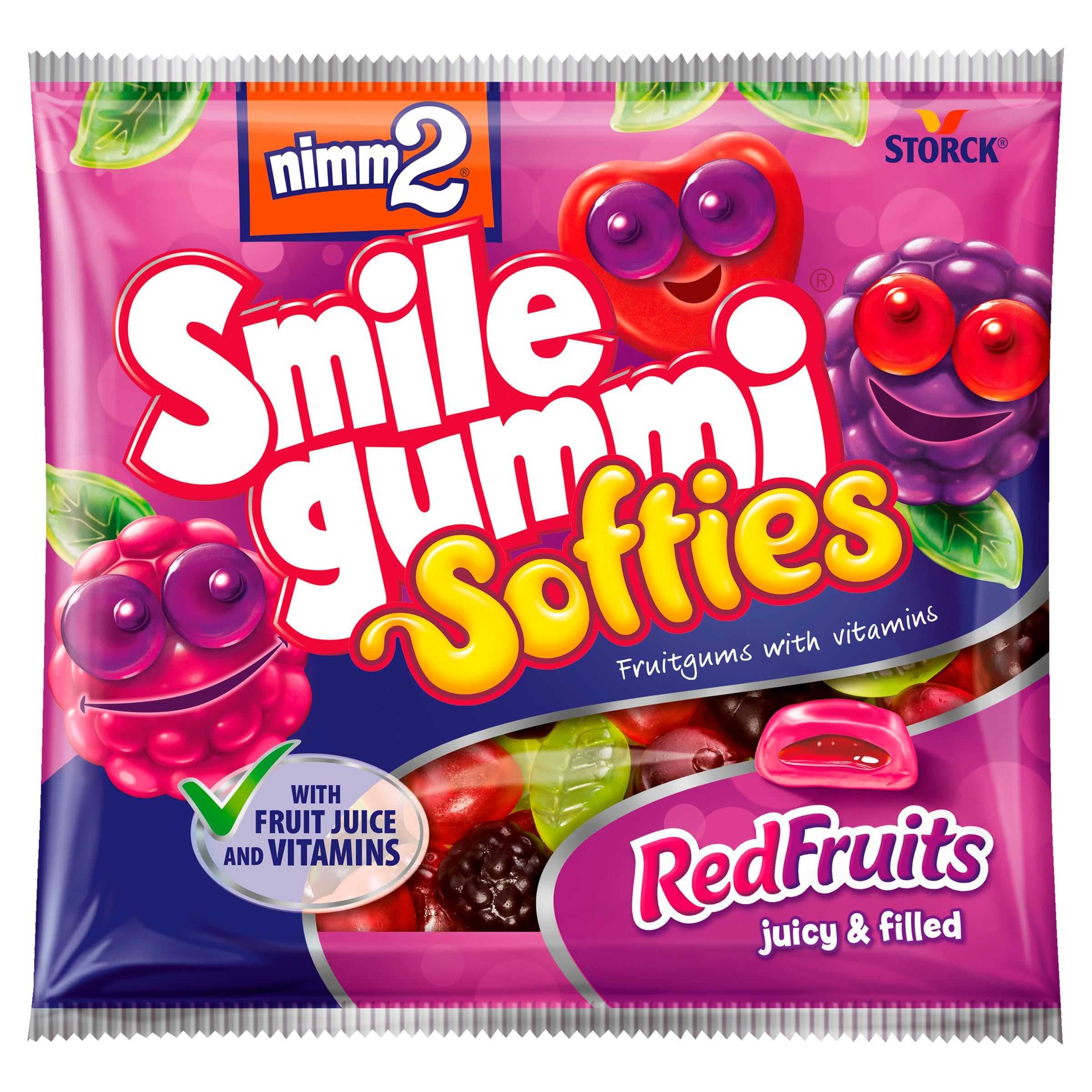 nimm2 Smilegummi Softies Red Fruits 90g