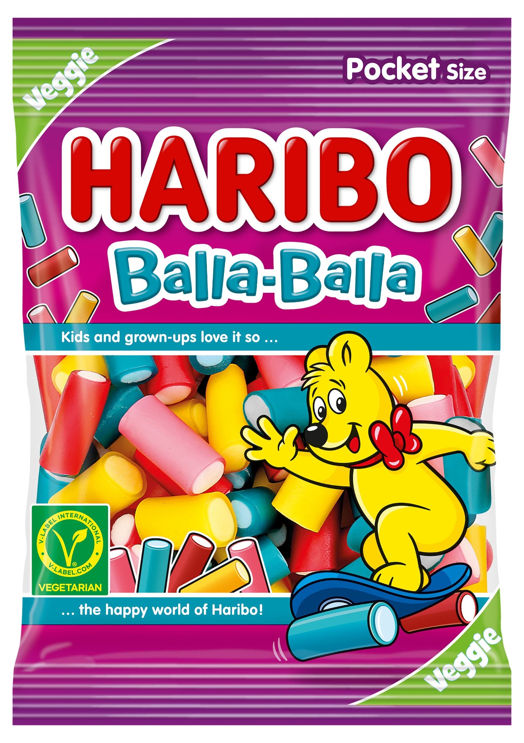 Haribo Balla-balla želé s ovocnými příchutěmi 100 g