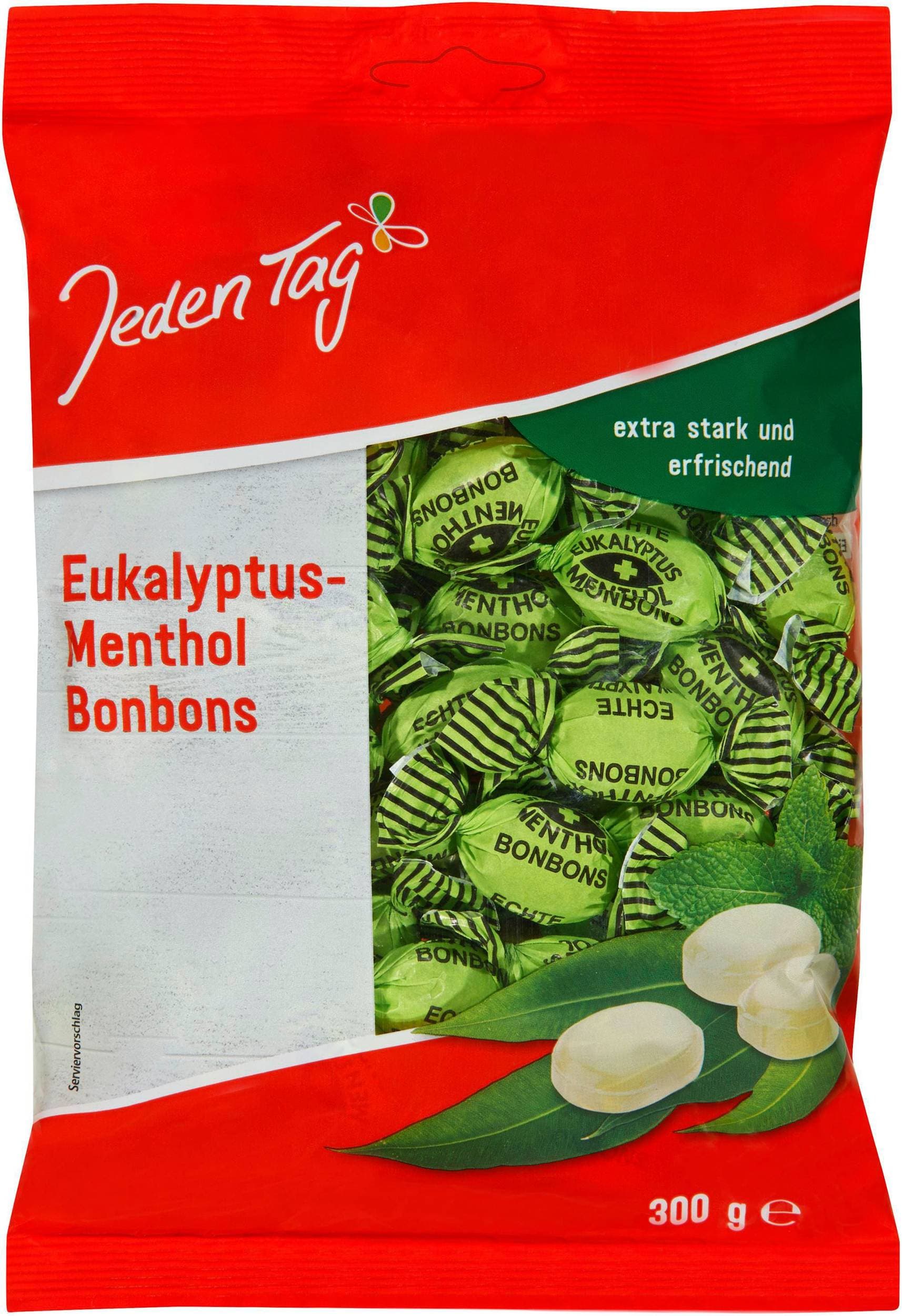 Jeden Tag Bonbony Euka-menthol 300g