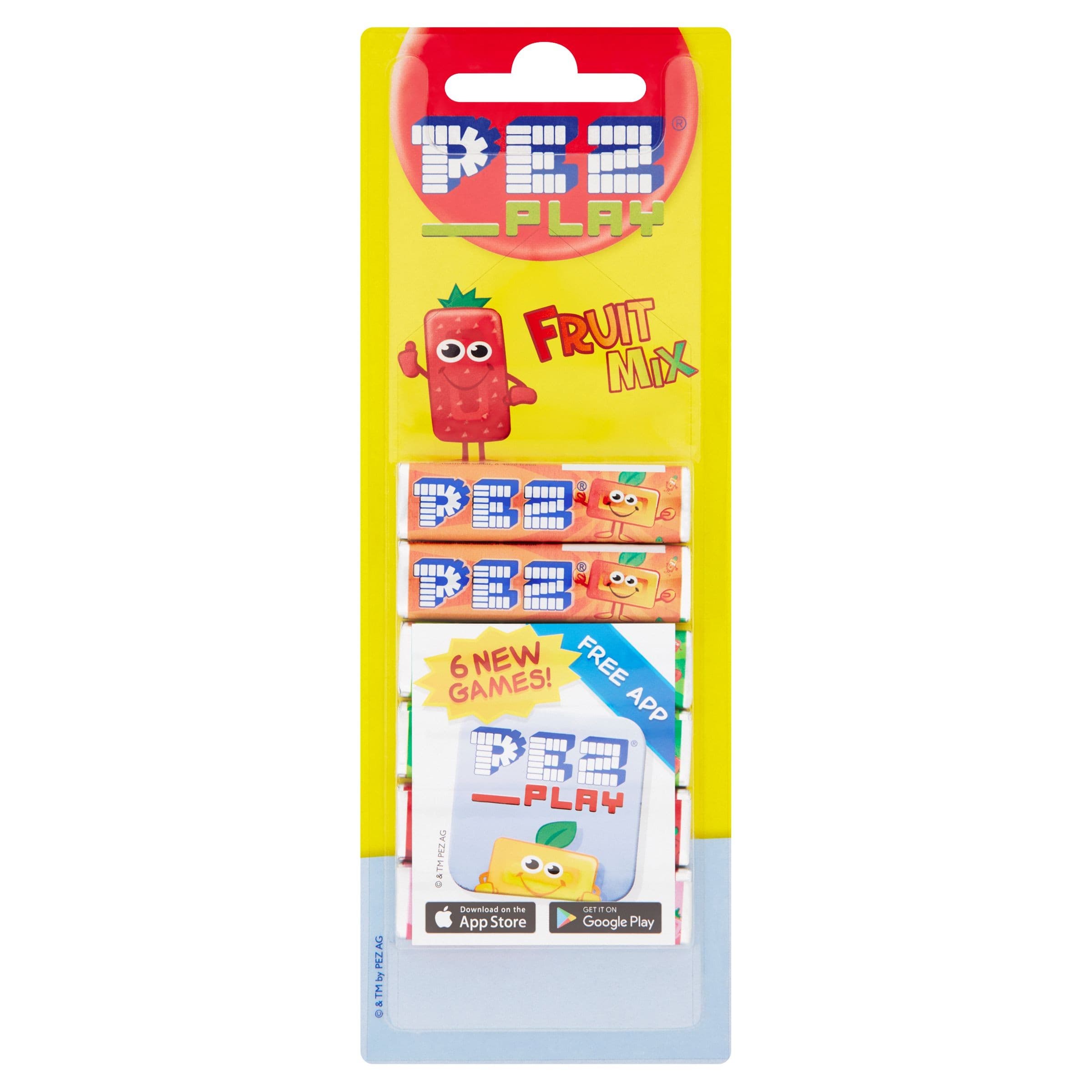 Pez Komprimát s ovocnými příchutěmi 6x8,5 g