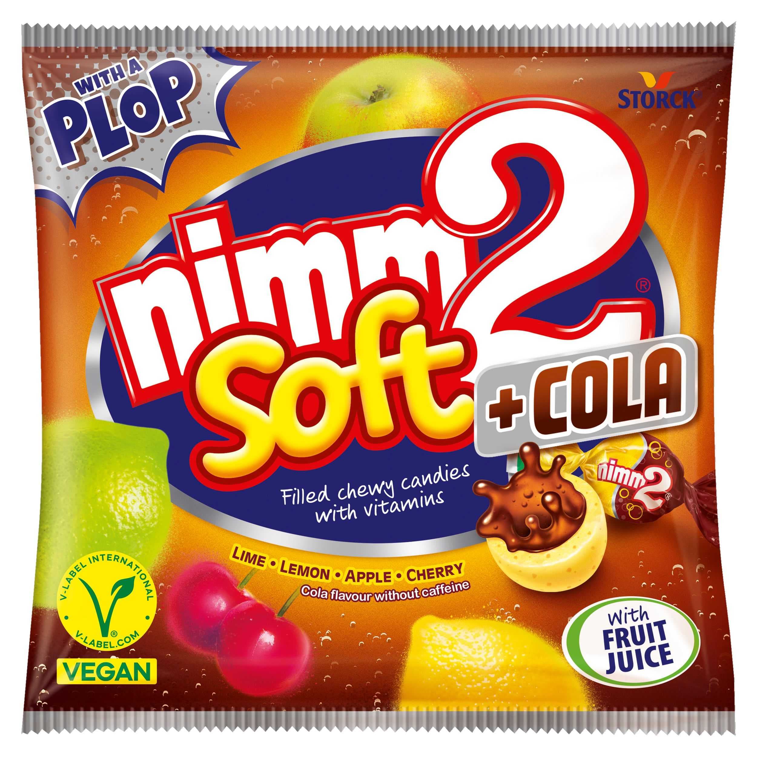 nimm2 Soft + cola žvýkací bonbóny 90g