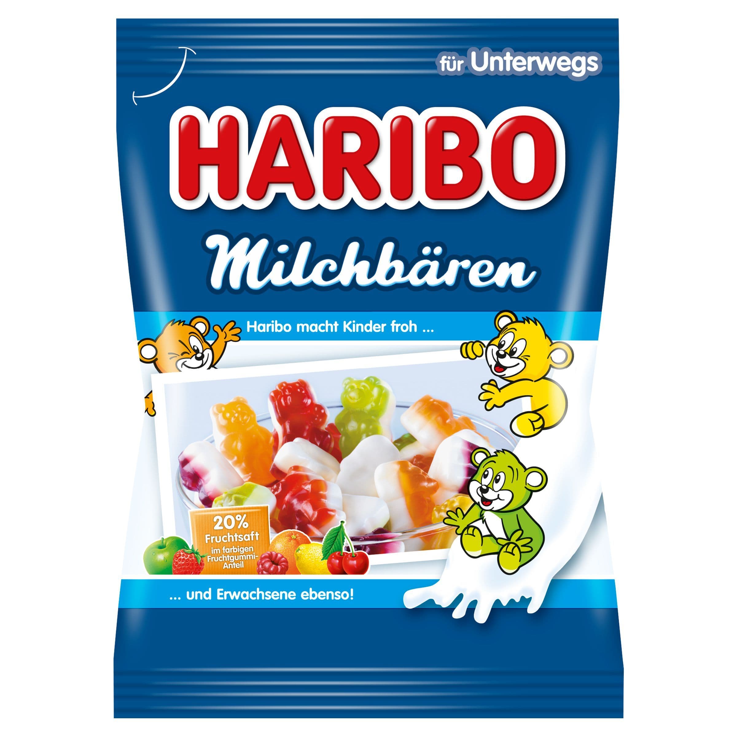 Haribo Milchbären ovocné želé 85 g