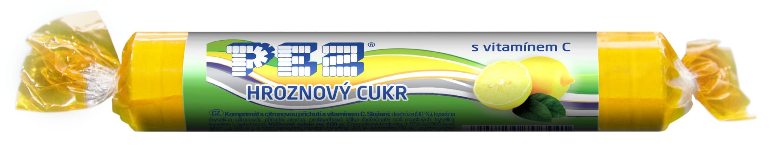 Pez Komprimát s citronovou příchutí 39 g