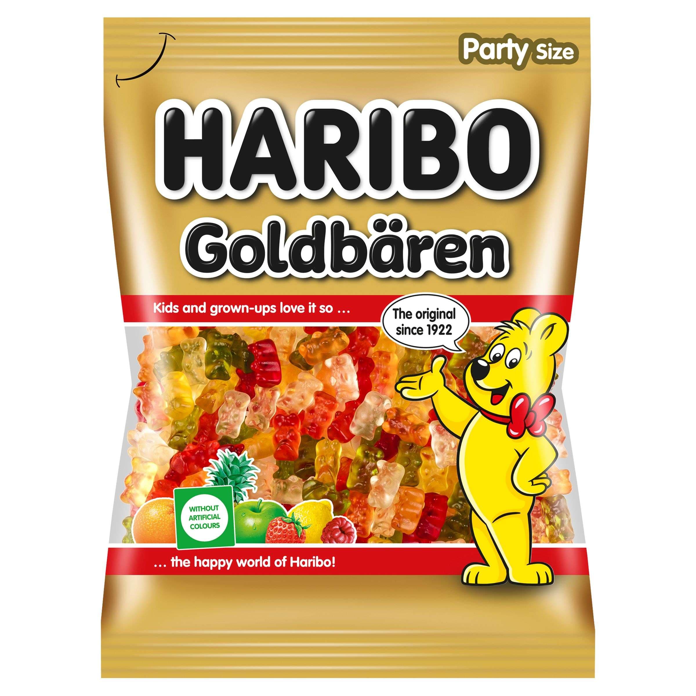 Haribo Goldbären želé s ovocnými příchutěmi 1 kg