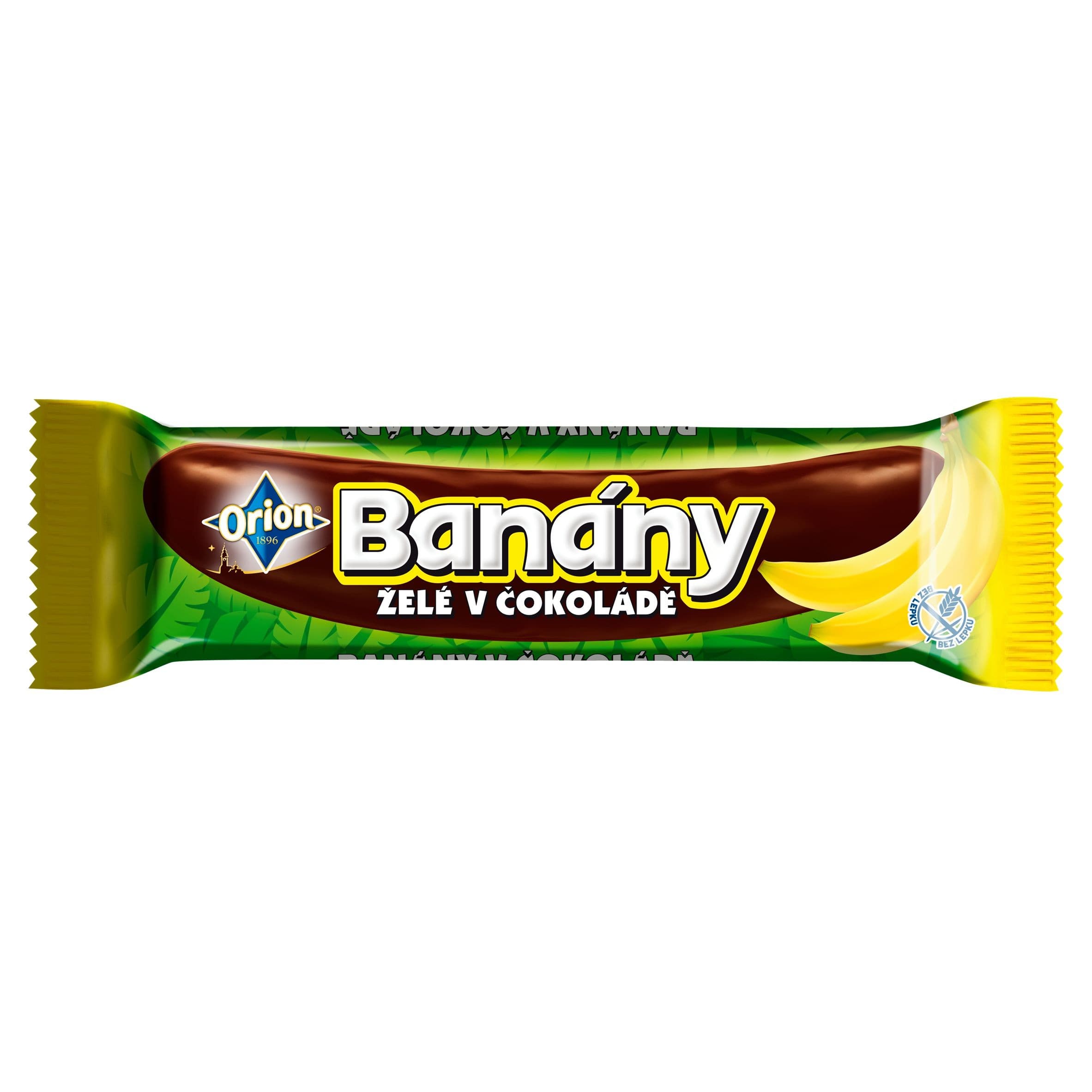 Orion Banány v čokoládě 45 g