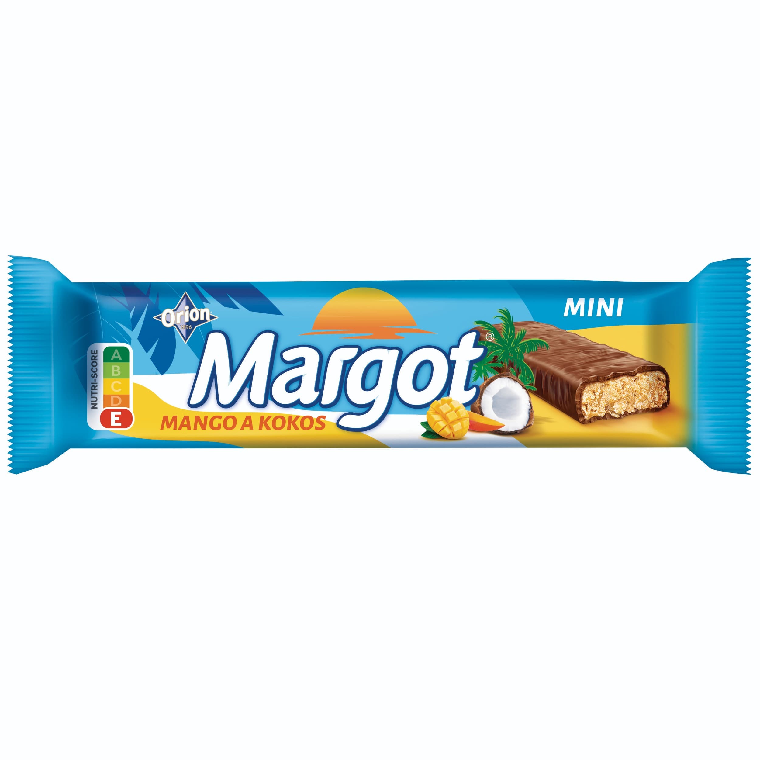 Orion Margot mini sójová tyčinka mango a kokos 40g