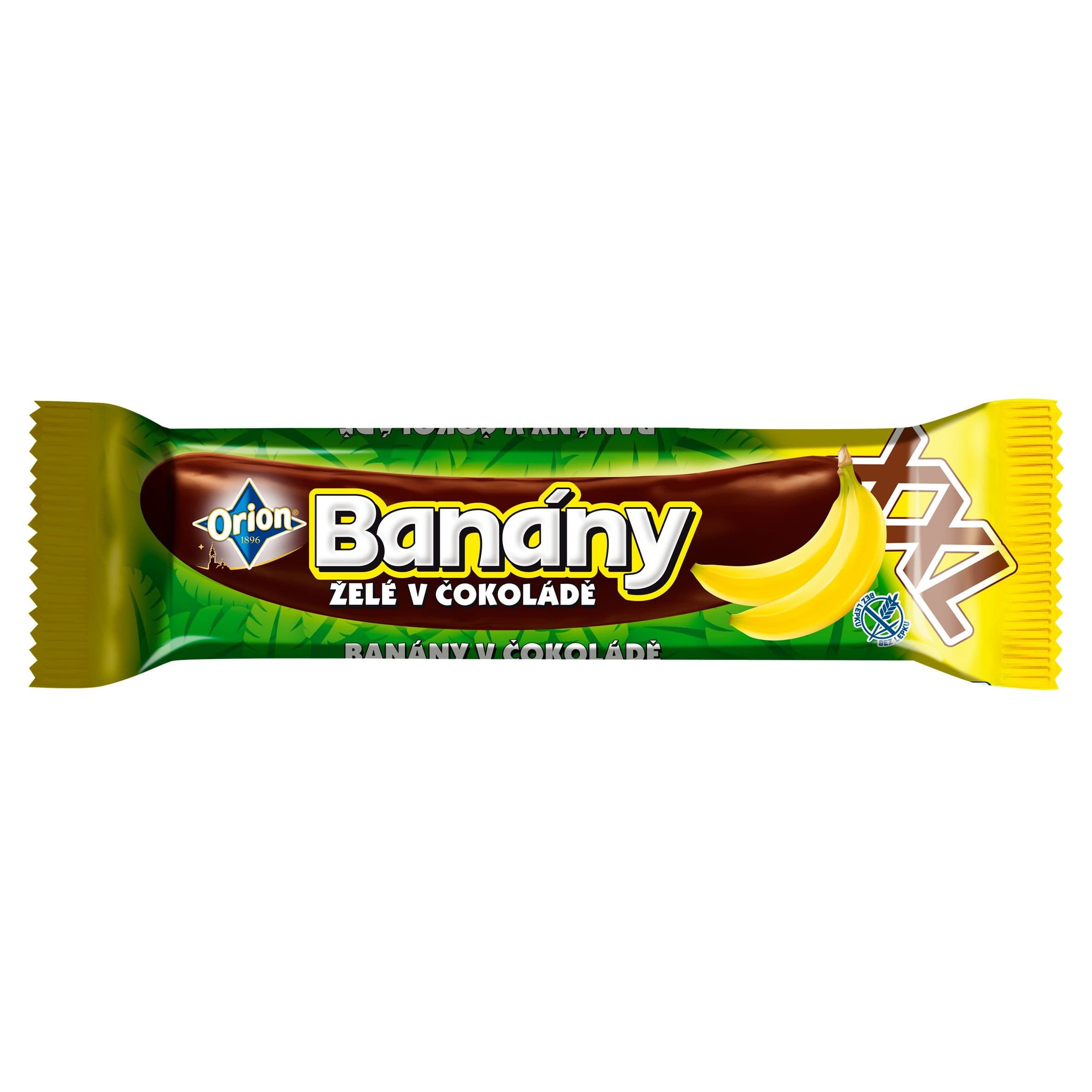 Orion Banány v čokoládě XXL 60 g