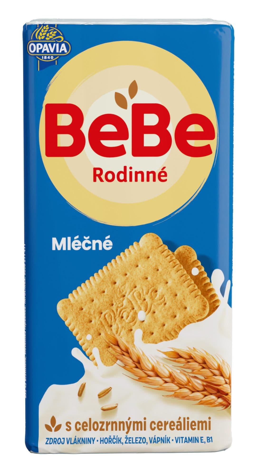 Opavia sušenky BeBe Rodinné mléčné cereální 130g