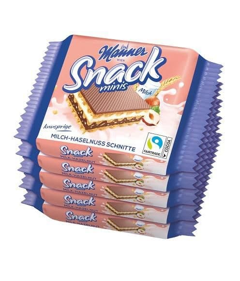 Manner Milch Haselnuss Schnitte 125g