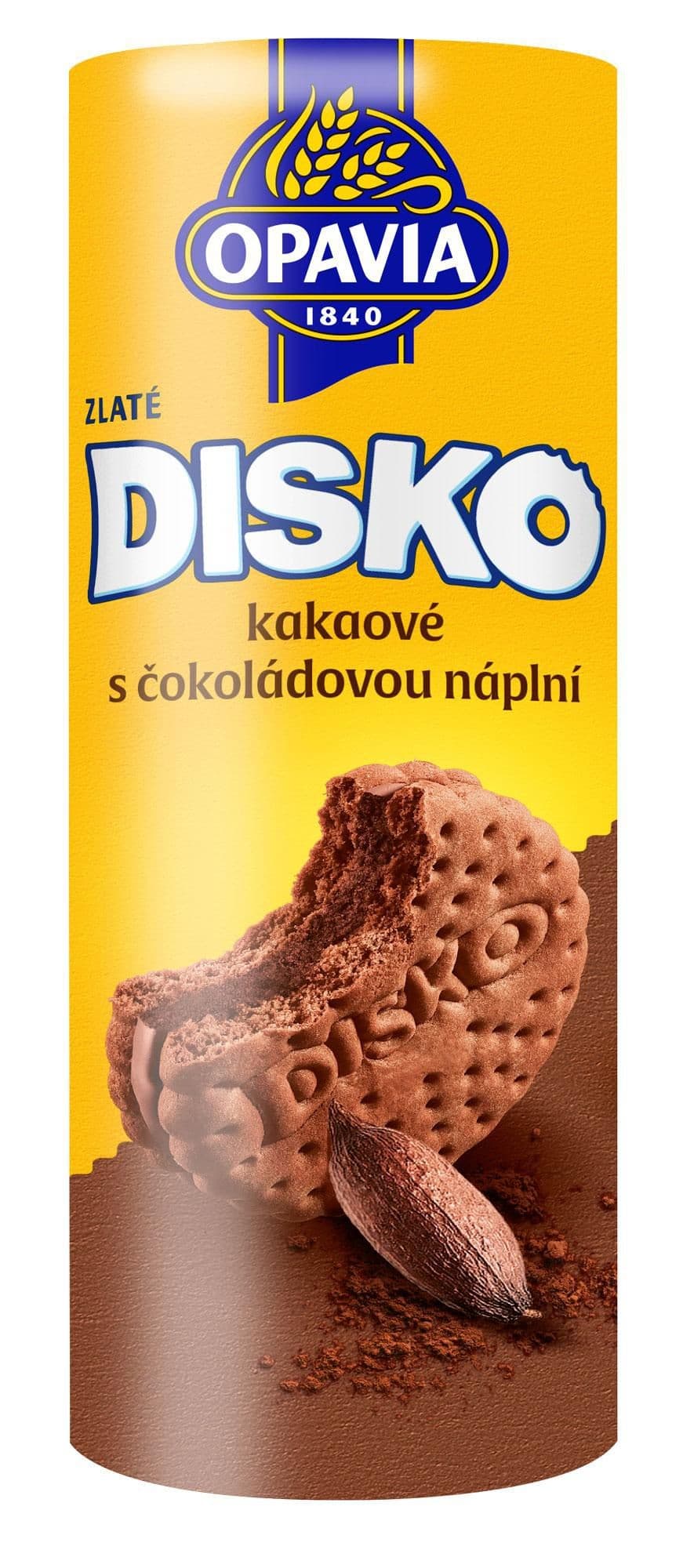 Opavia sušenky Disko kakaové čokoládová náplň 169g