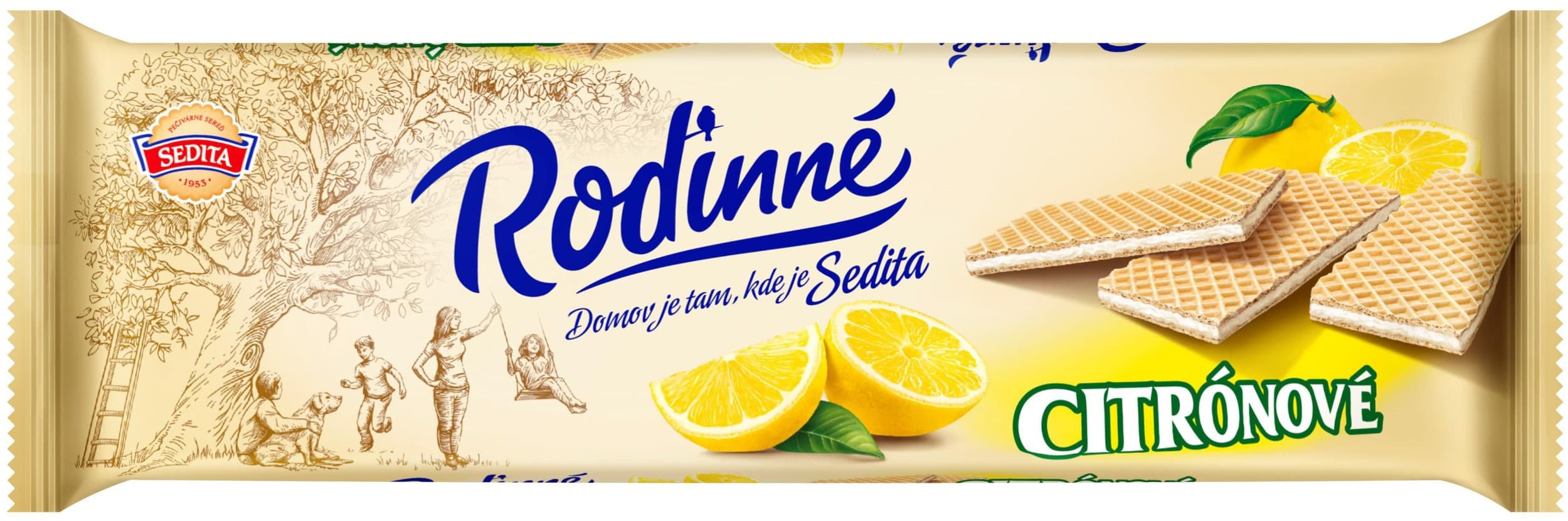 Sedita Rodinné citronové 130g