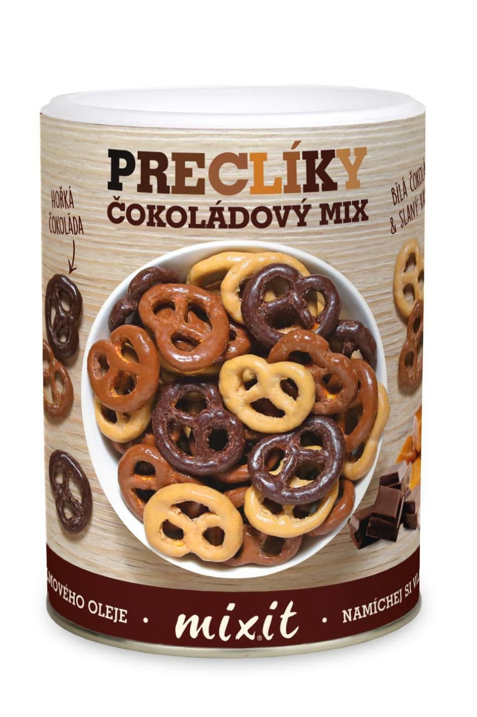 Mixit Mix preclíků v čokoládě 250g
