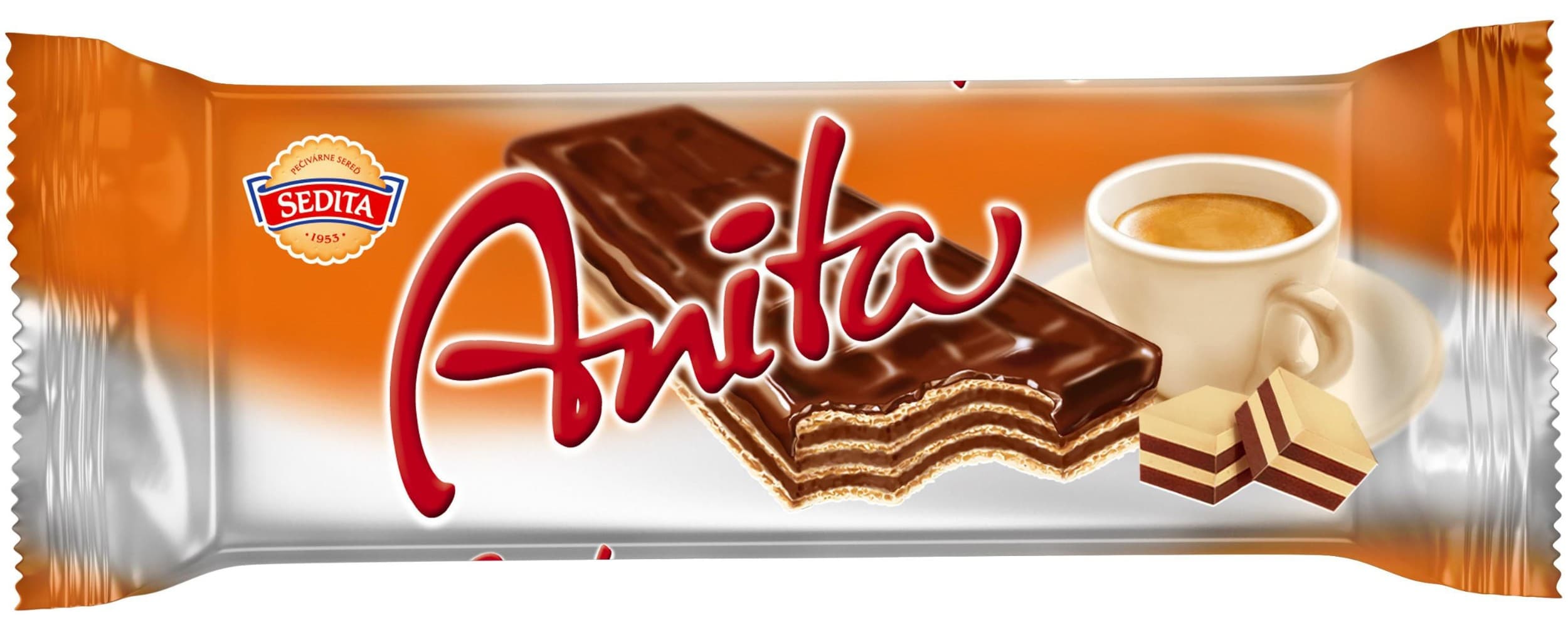 Sedita Anita Oplatky s nugátovou krémovou náplní 50g