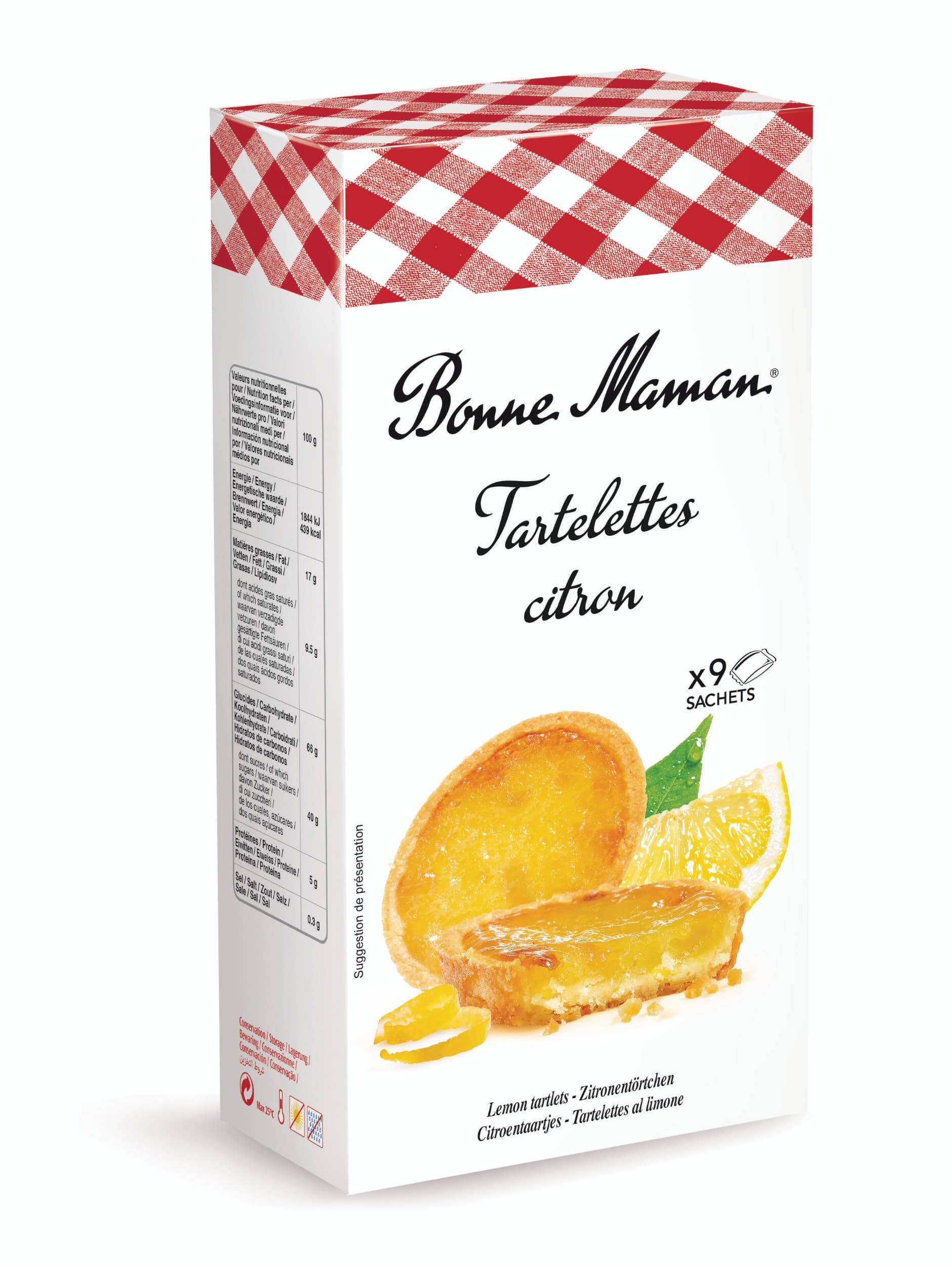 Bonne Maman Tarteletky citrón 125g