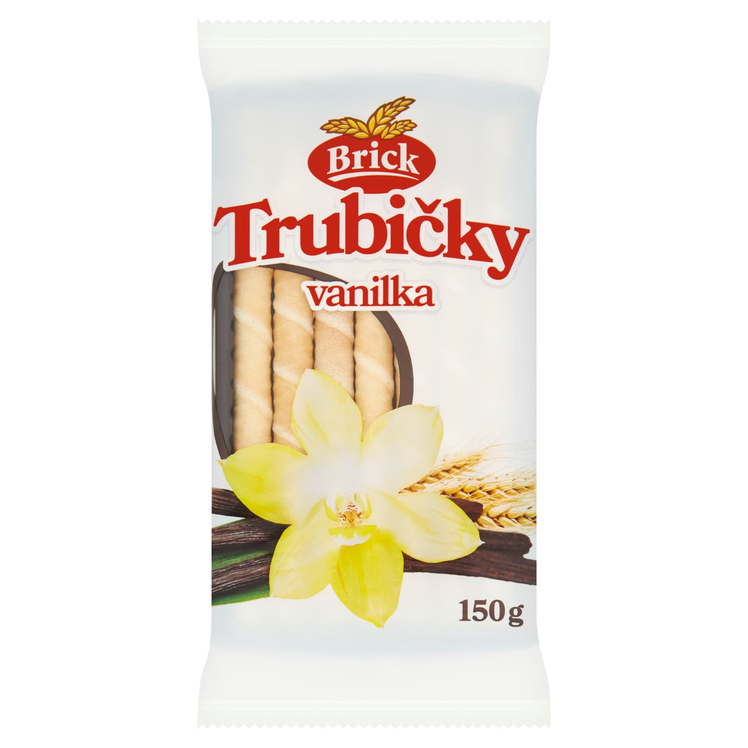 Brick Trubičky vanilka 150 g