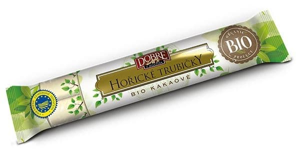 DOBRÉ z Miletína Hořické trubičky BIO kakaové 42g