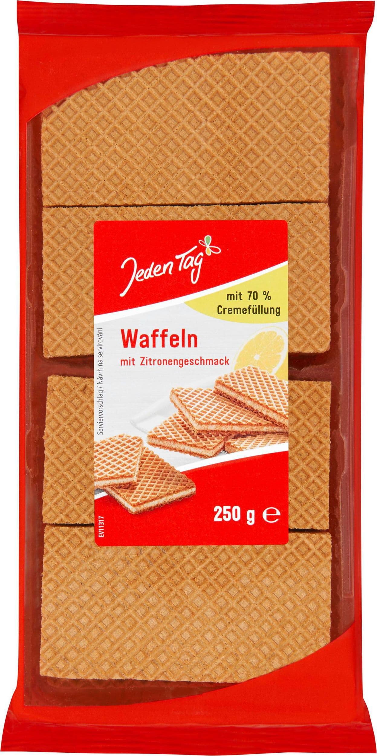 Jeden Tag Vafle s citronovou příchutí 250g