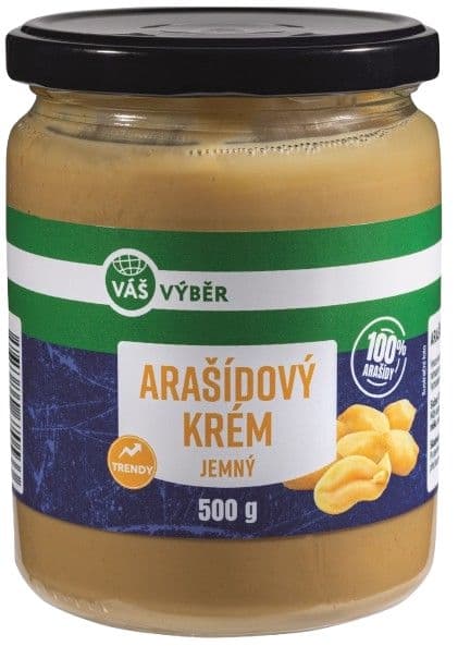 Váš Výběr Arašídový krém jemný 500 g