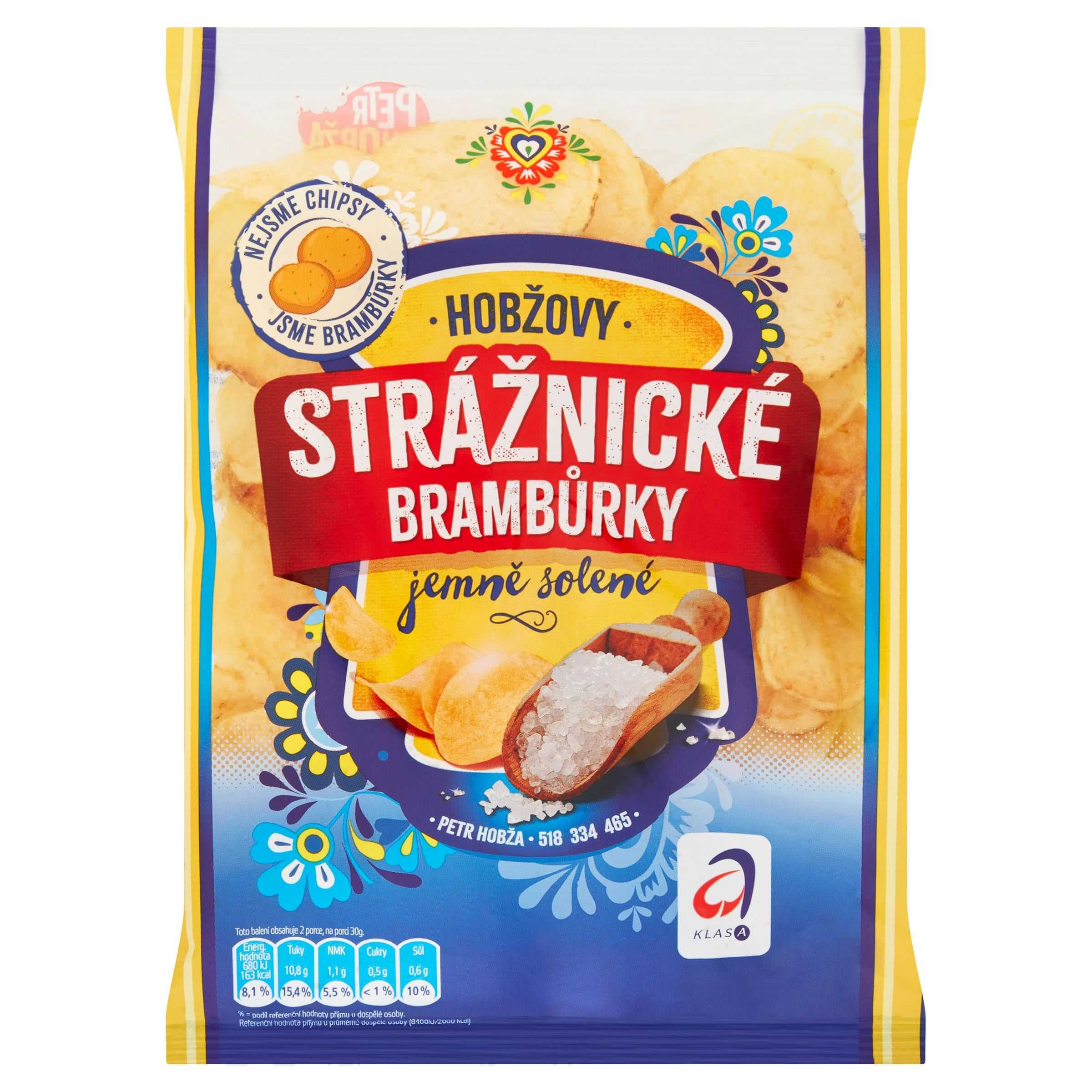 Strážnické Brambůrky Jemně solené 60 g