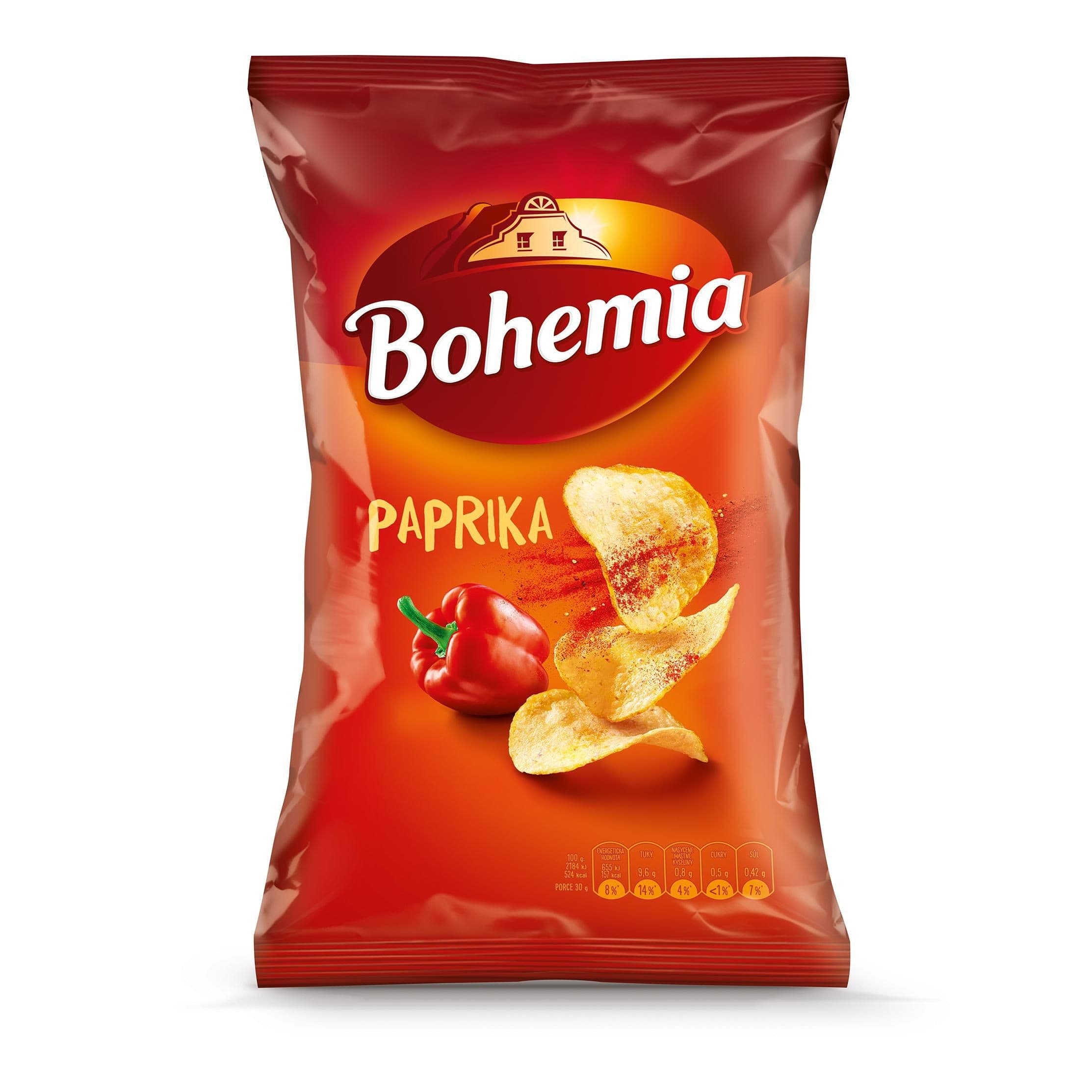 Bohemia Chips paprika 130g