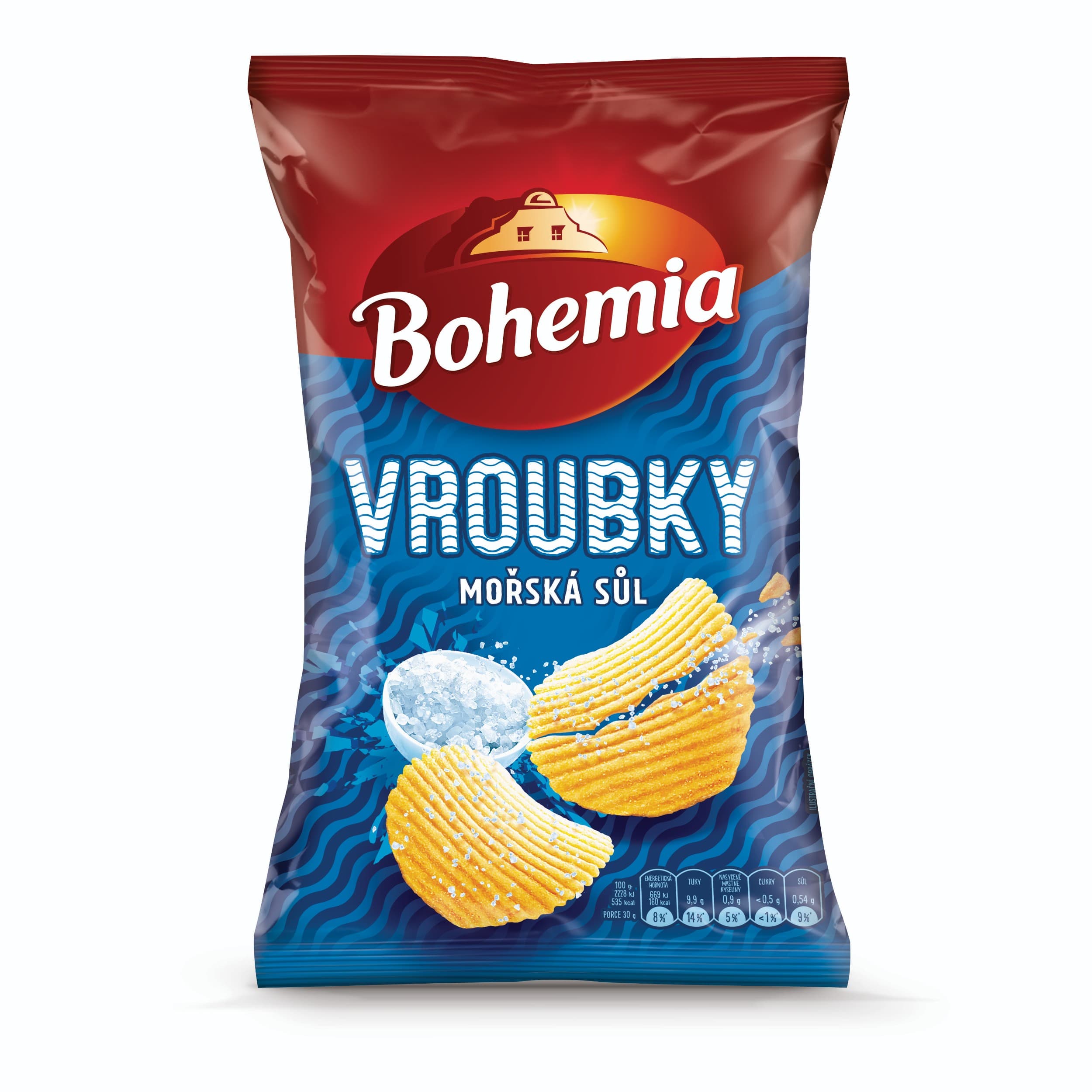 Bohemia Vroubky mořská sůl 120g