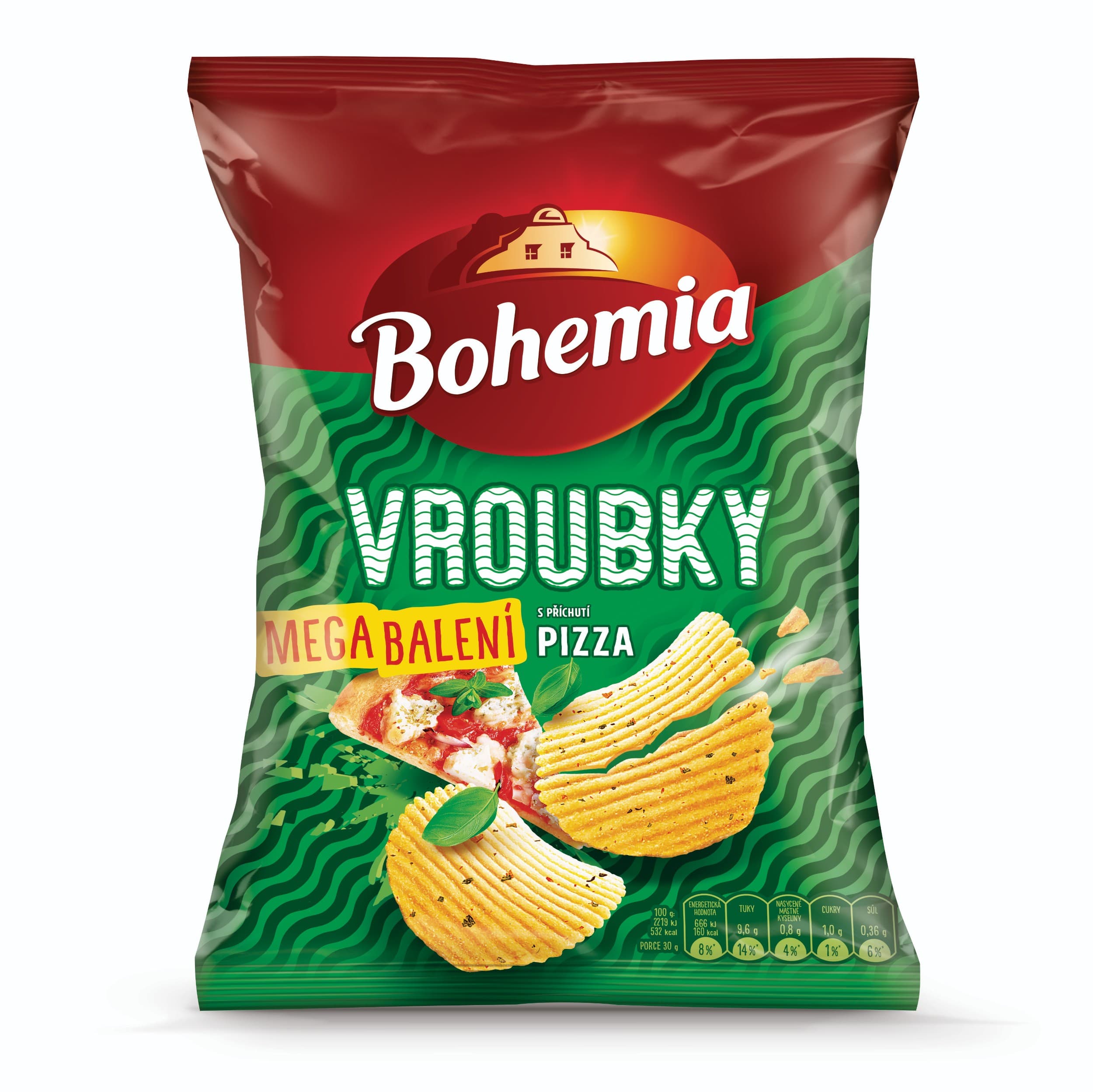 Bohemia Vroubky pizza 190g